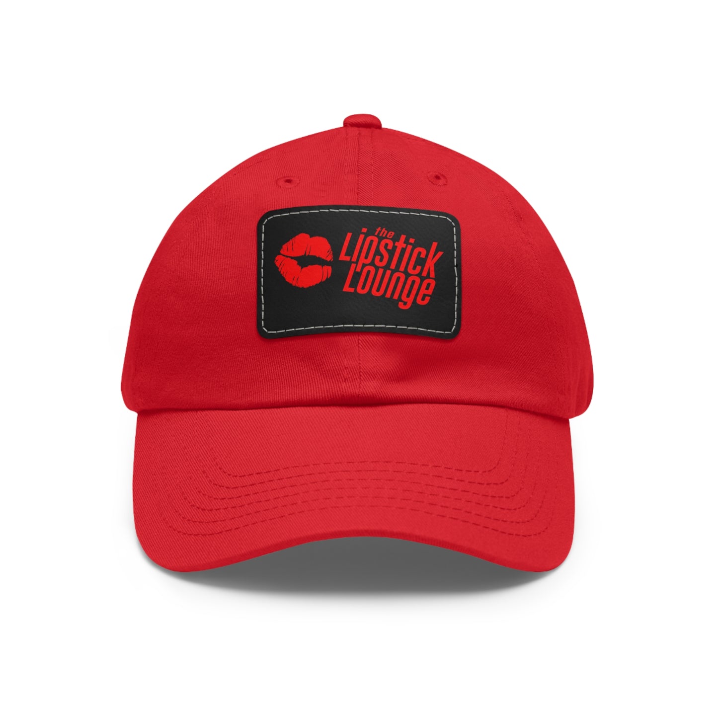 Lipstick Lounge Red Logo Hat with Patch