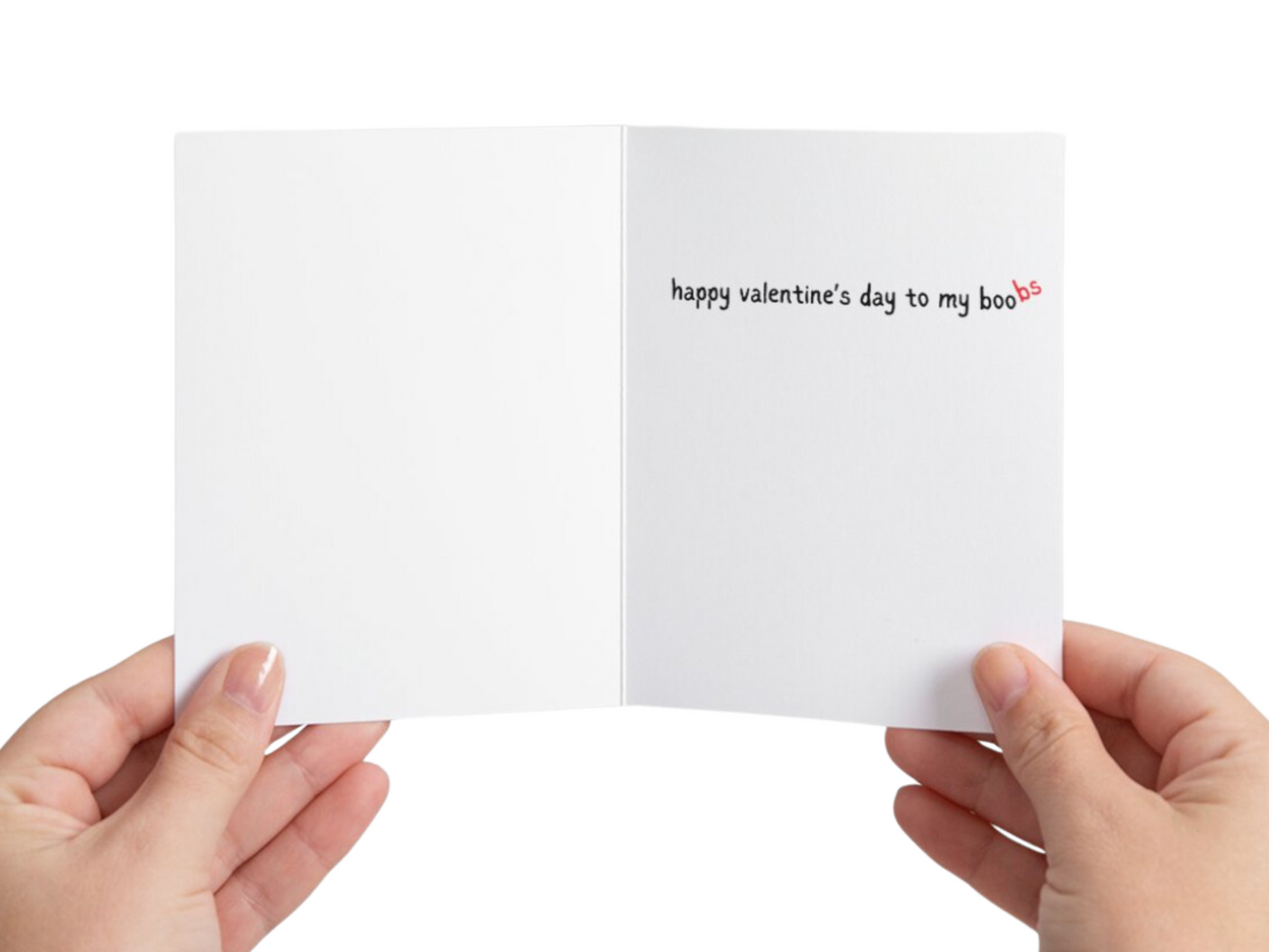 Candy Heart Boobies Card