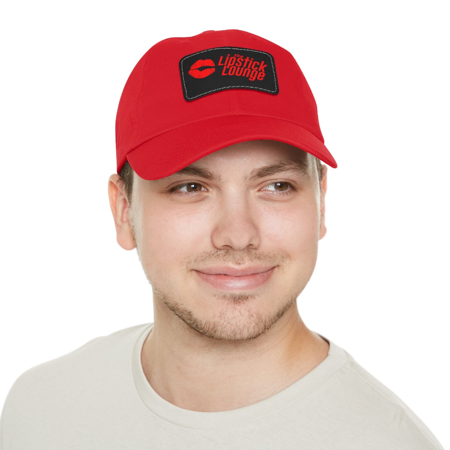 Lipstick Lounge Red Logo Hat with Patch