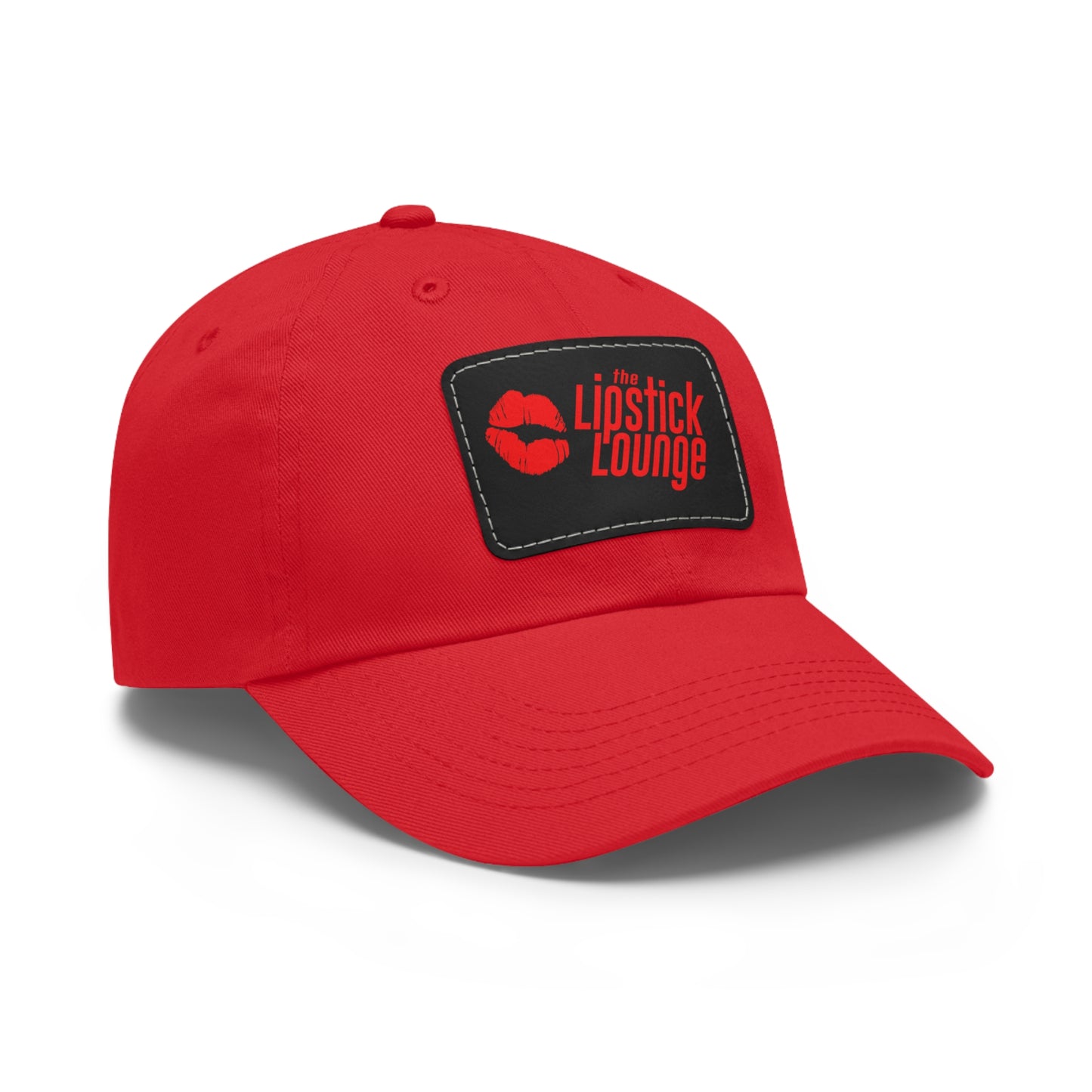 Lipstick Lounge Red Logo Hat with Patch