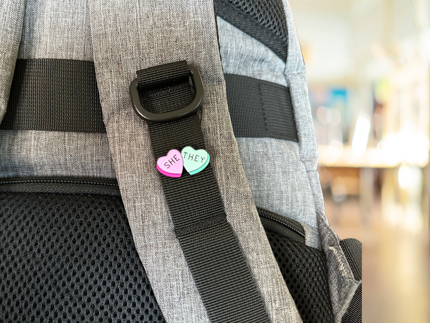 Heart Pronoun Pins