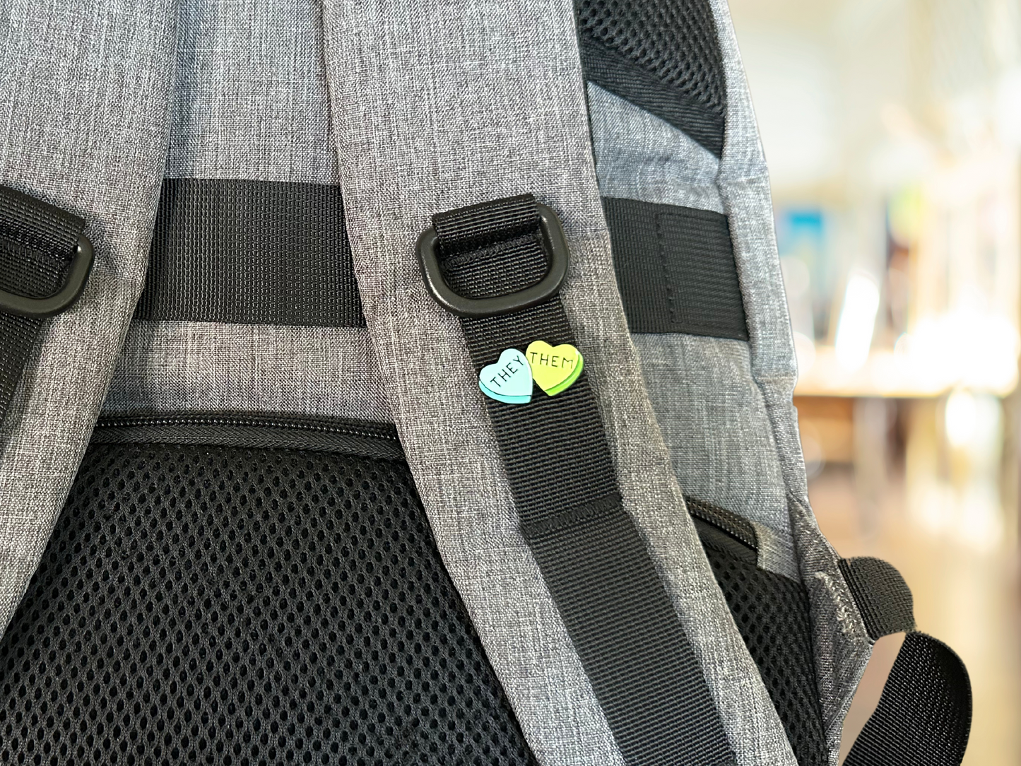 Heart Pronoun Pins