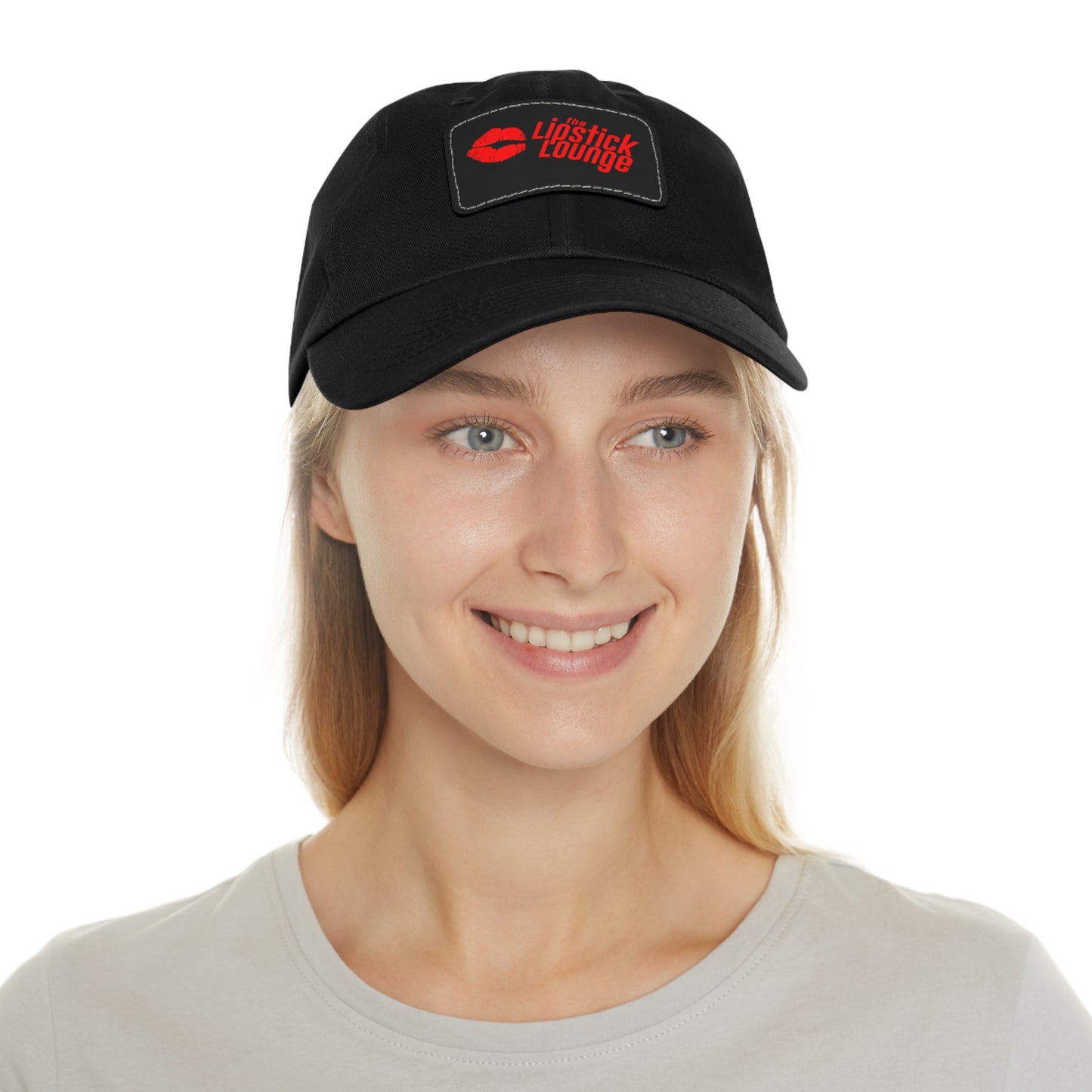 Lipstick Lounge Red Logo Hat with Patch