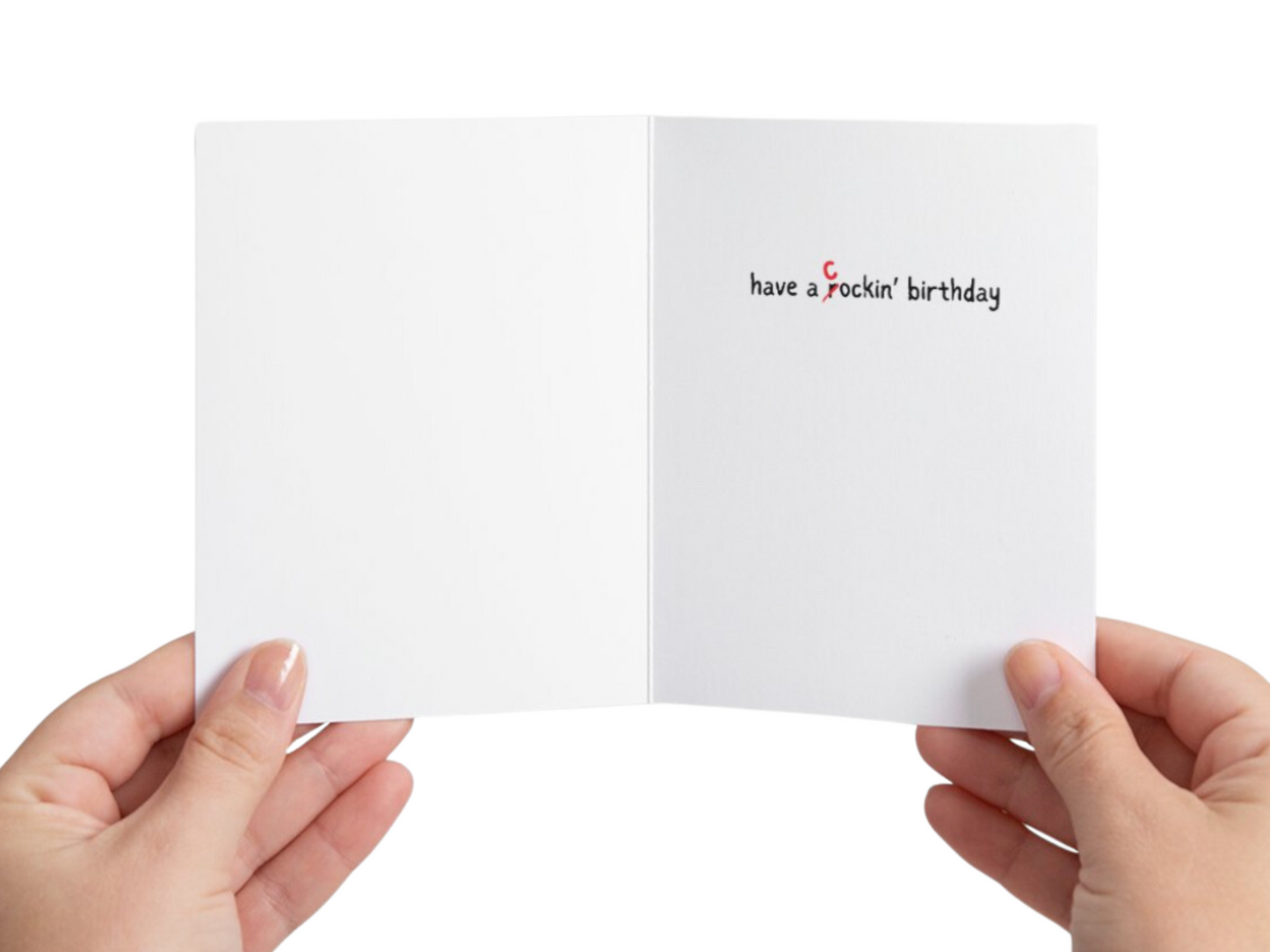 Cockin' Birthday Card