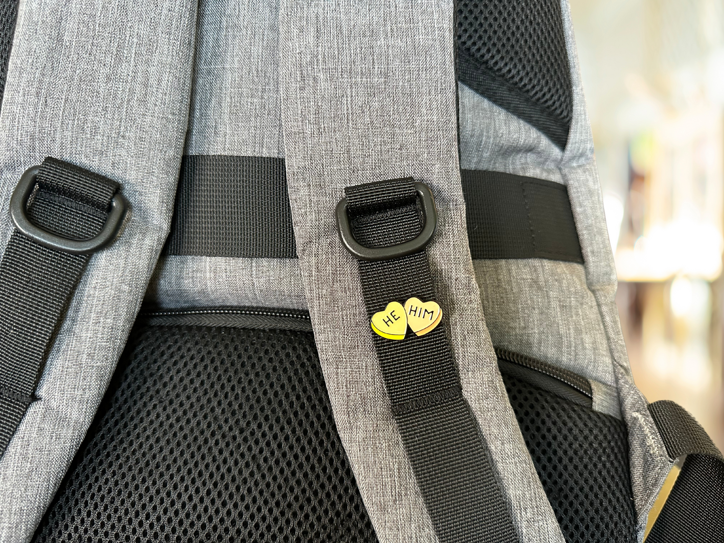 Heart Pronoun Pins