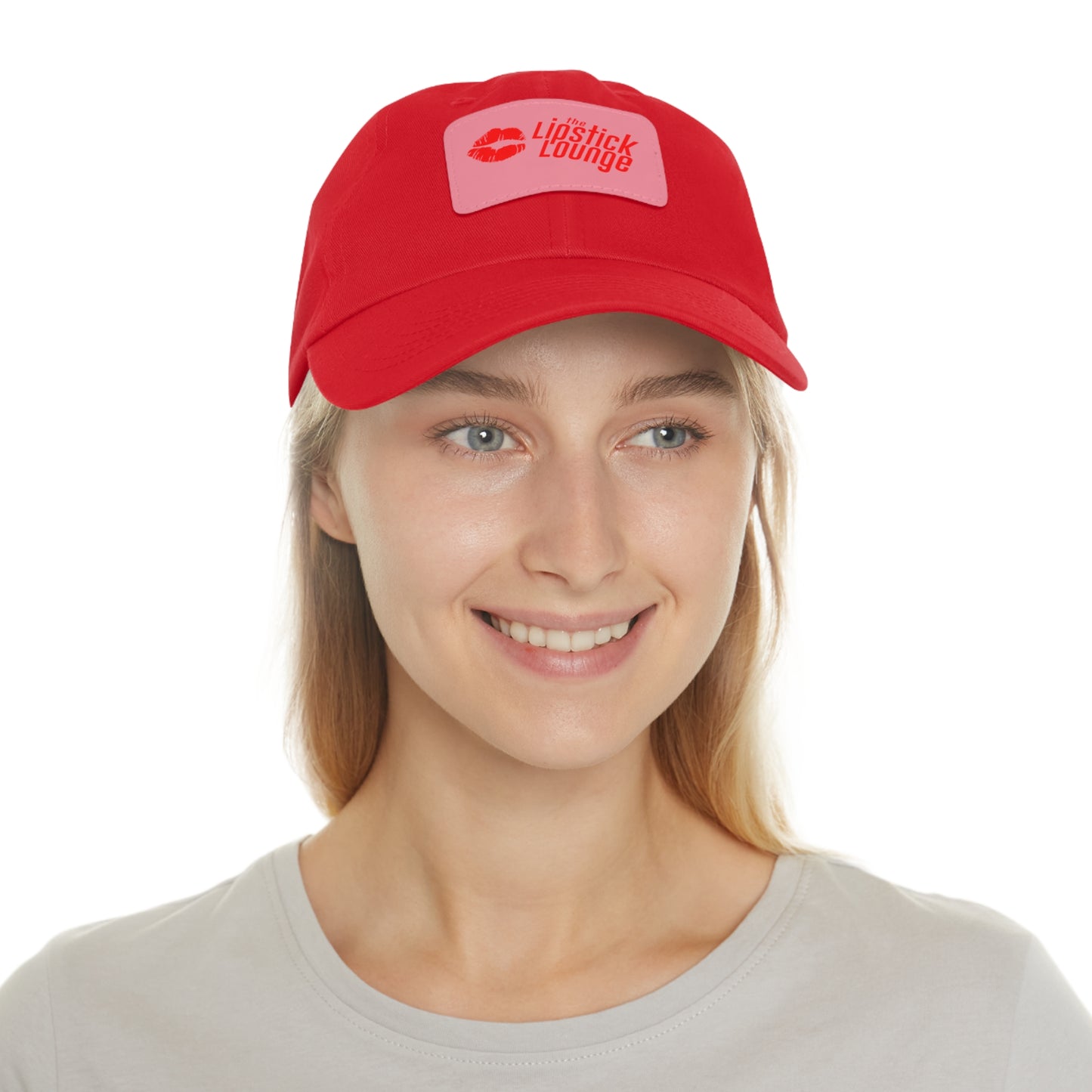 Lipstick Lounge Red Logo Hat with Patch