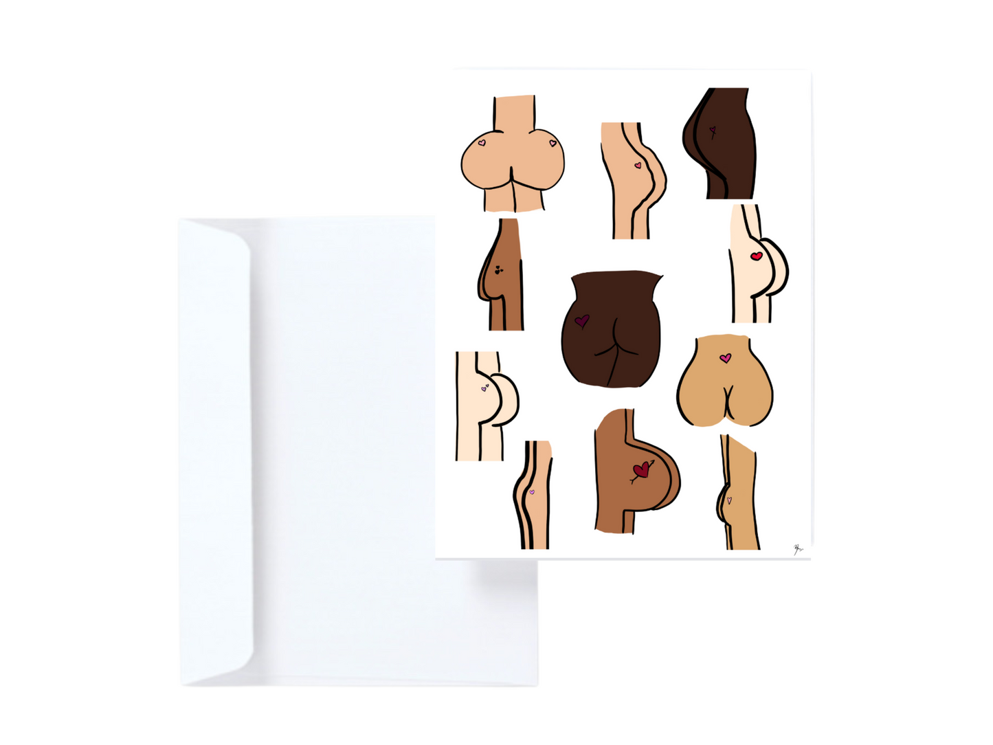 Sweet Cheeks Valentine's Day Card