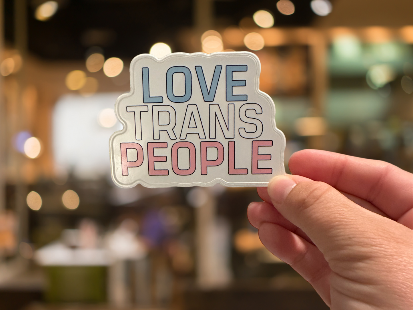 Love Trans People Sticker