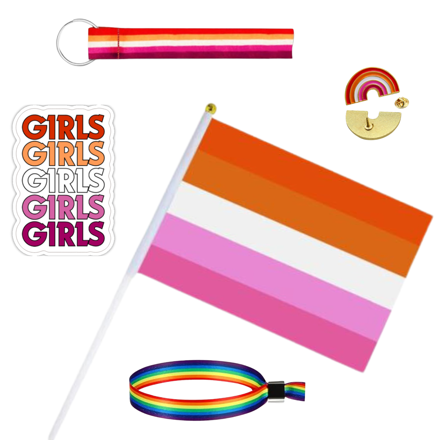 Lesbian Pride Kit