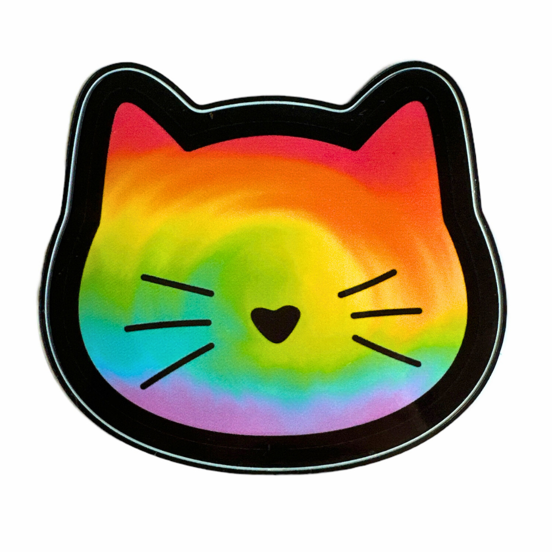 Cat Rainbow Sticker