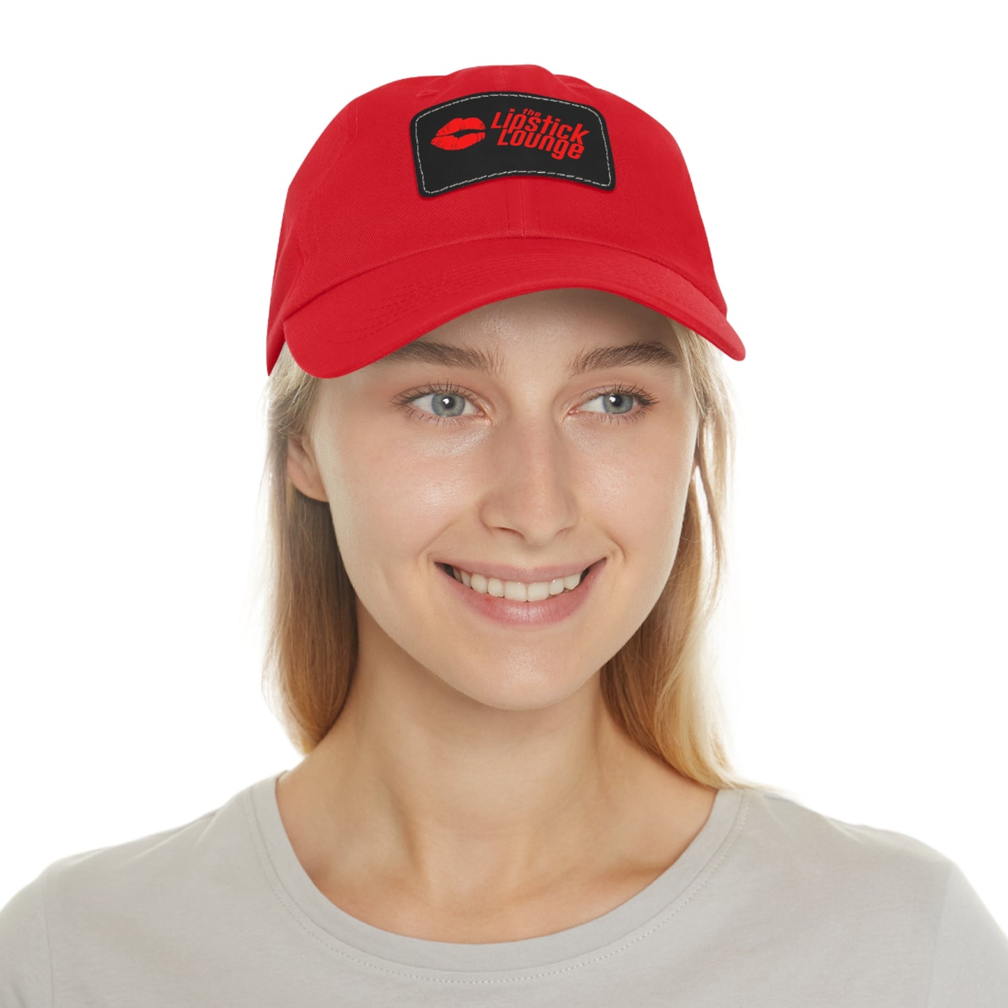 Lipstick Lounge Red Logo Hat with Patch