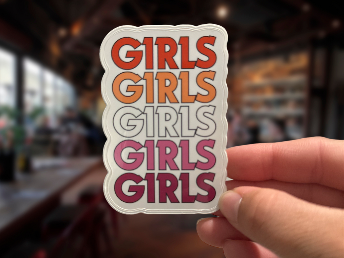 Girls Girls Girls Stickers