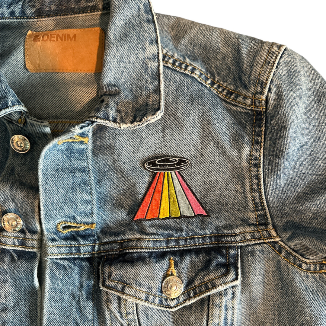 Spaceship Rainbow Patch
