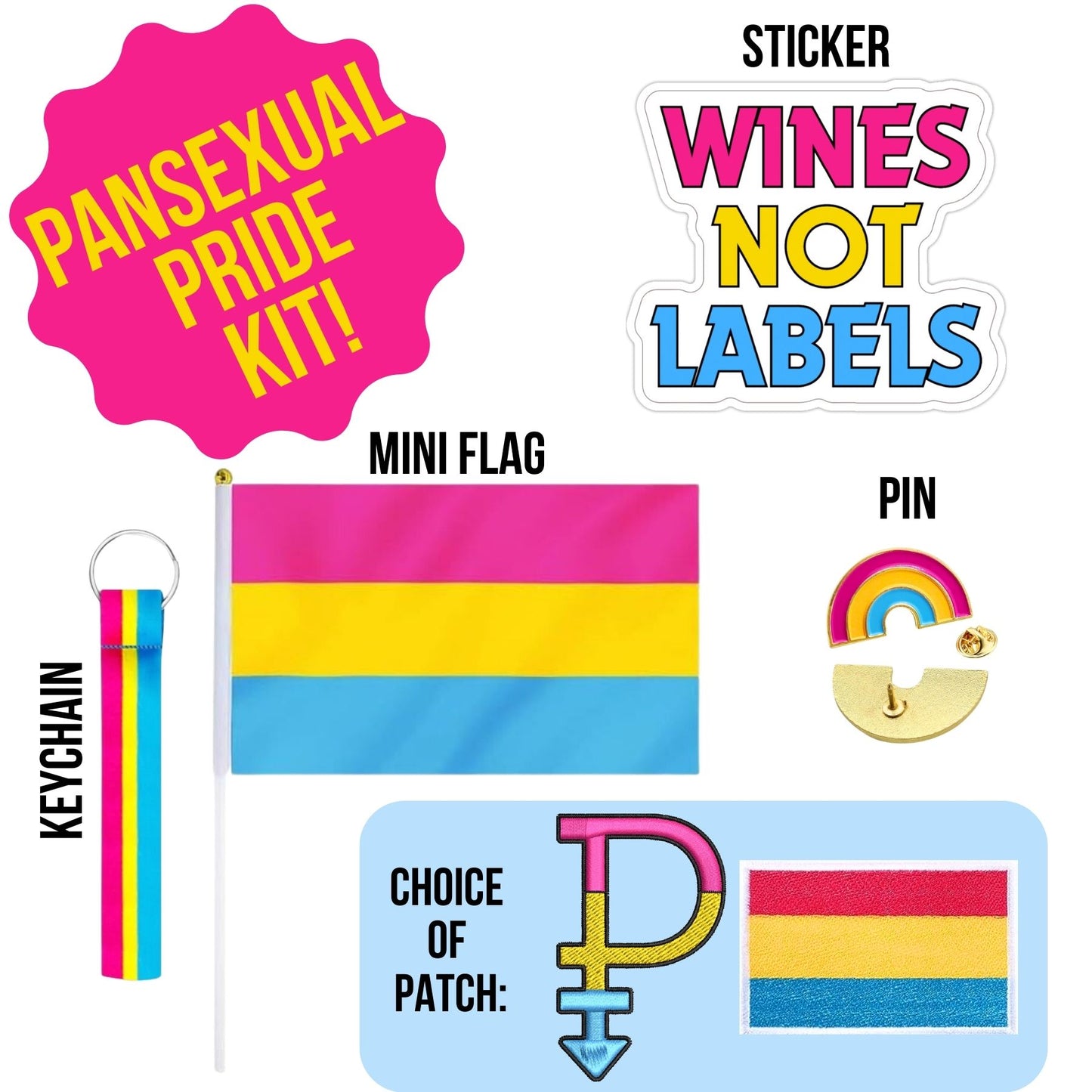 Pansexual Pride Kit