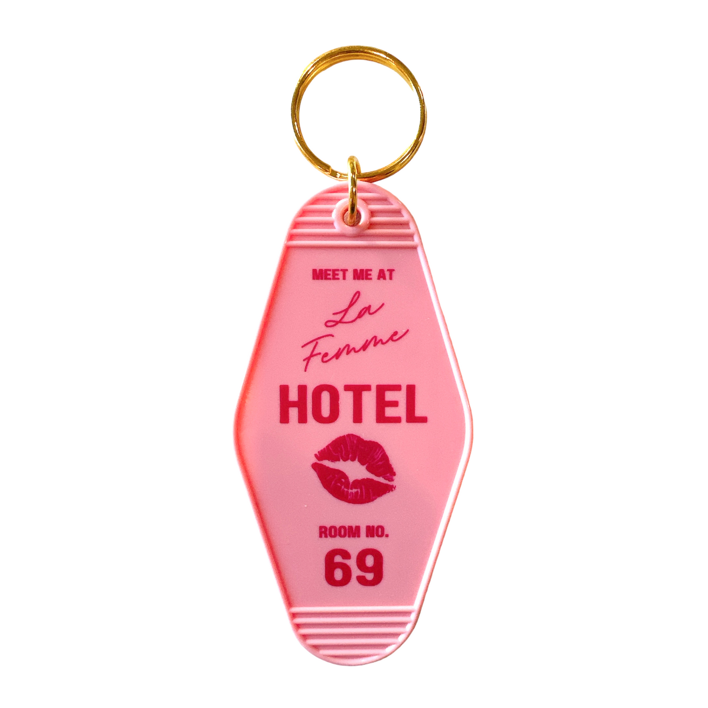 La Femme Lesbian Hotel Keychain