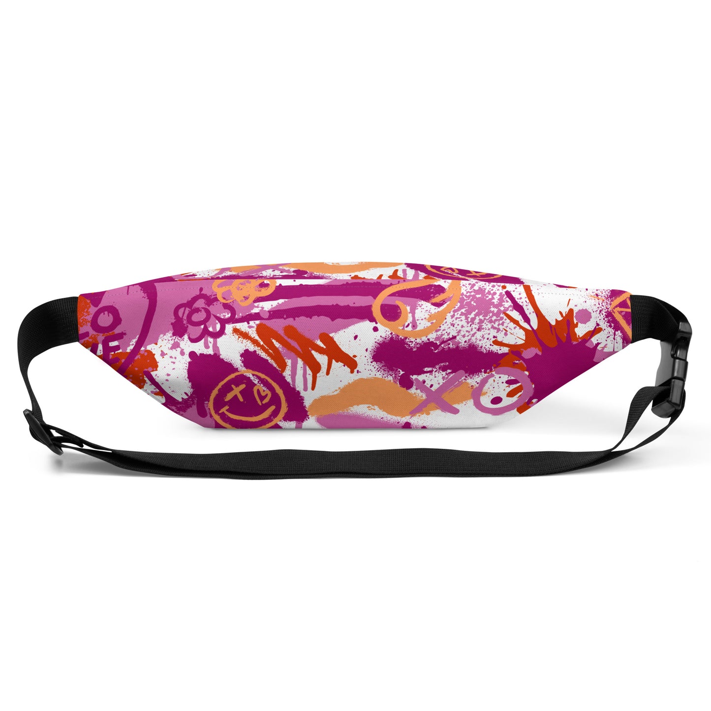 Lesbian Graffiti Belt Bag in White