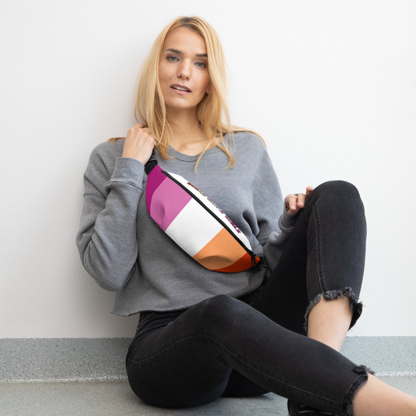 Lesbian Flag Belt Bag
