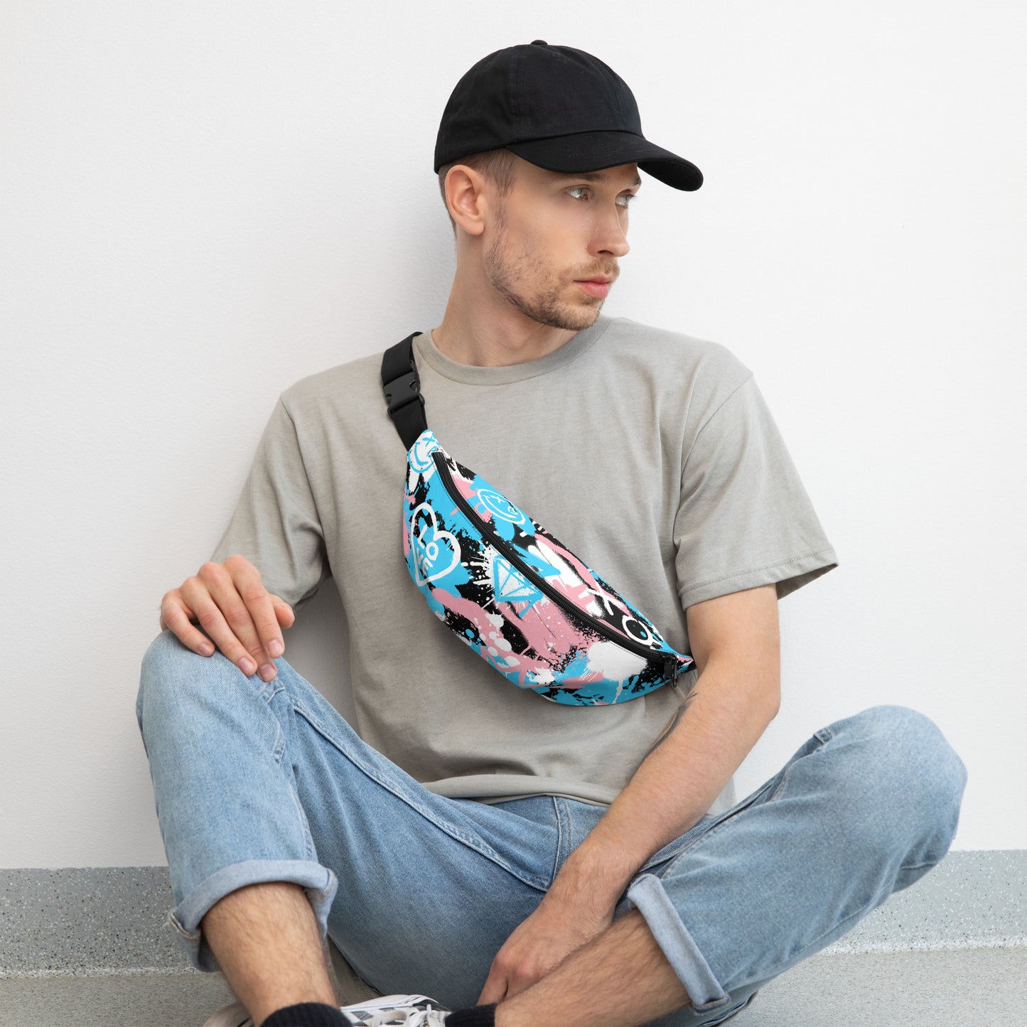 Trans Graffiti Belt Bag