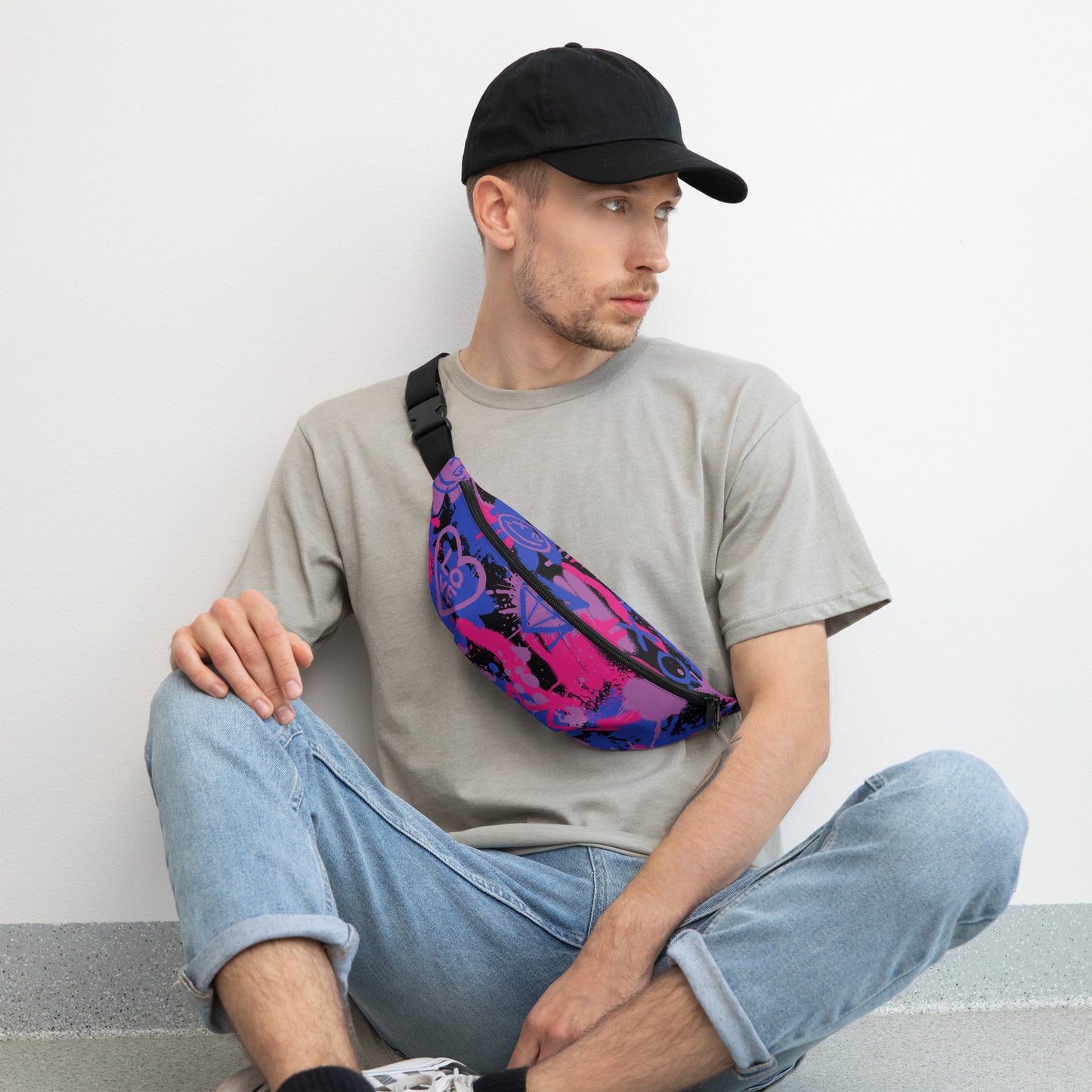 Bisexual Graffiti Belt Bag