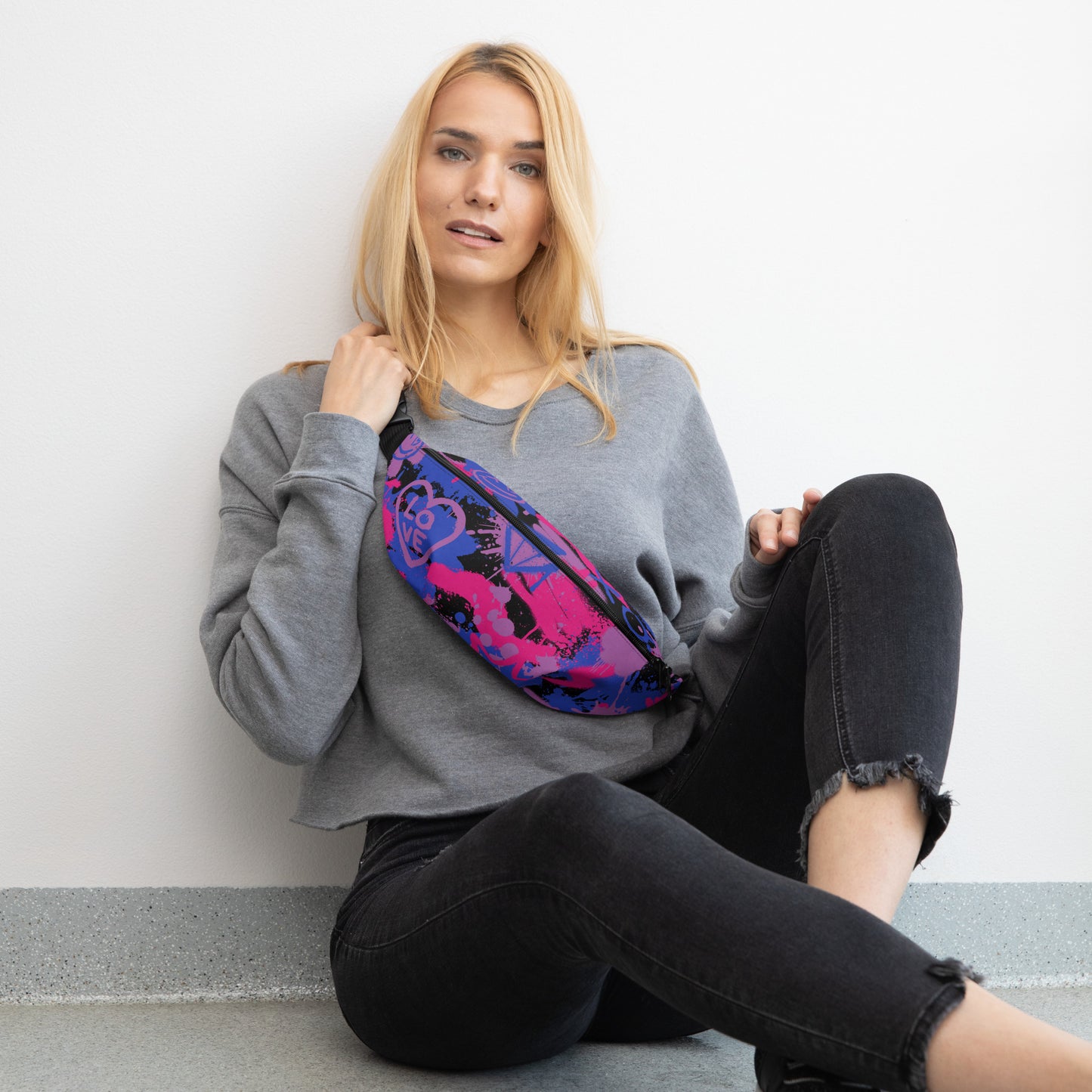 Bisexual Graffiti Belt Bag