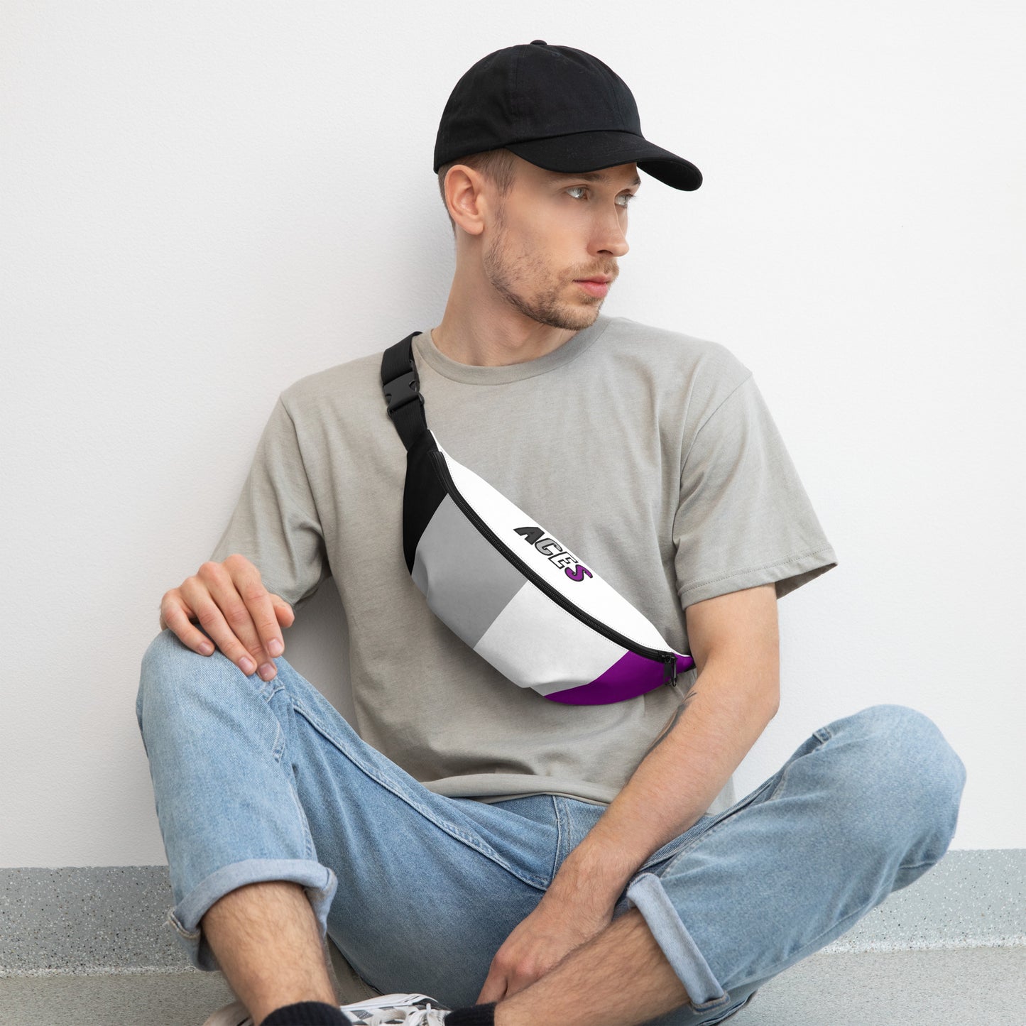 Aces Pride Flag Belt Bag