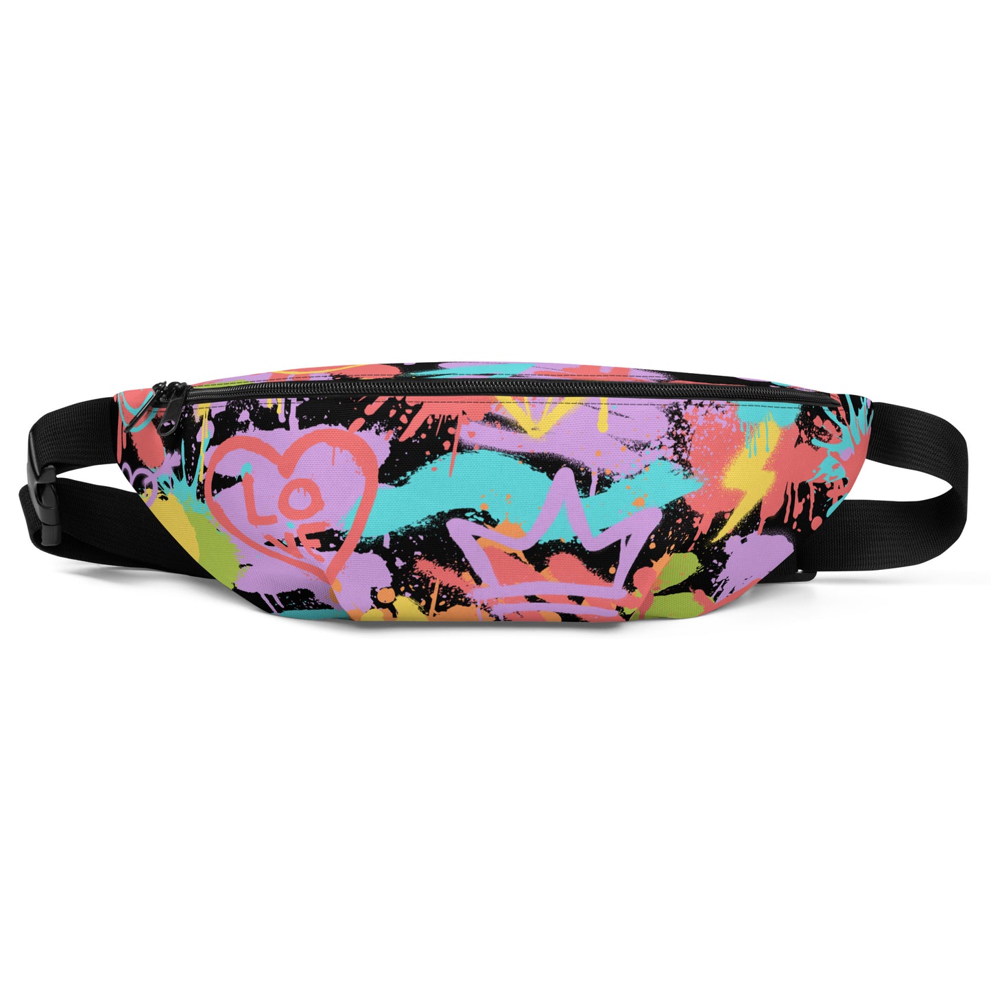 LGBT Pride Rainbow Graffiti Belt Bag
