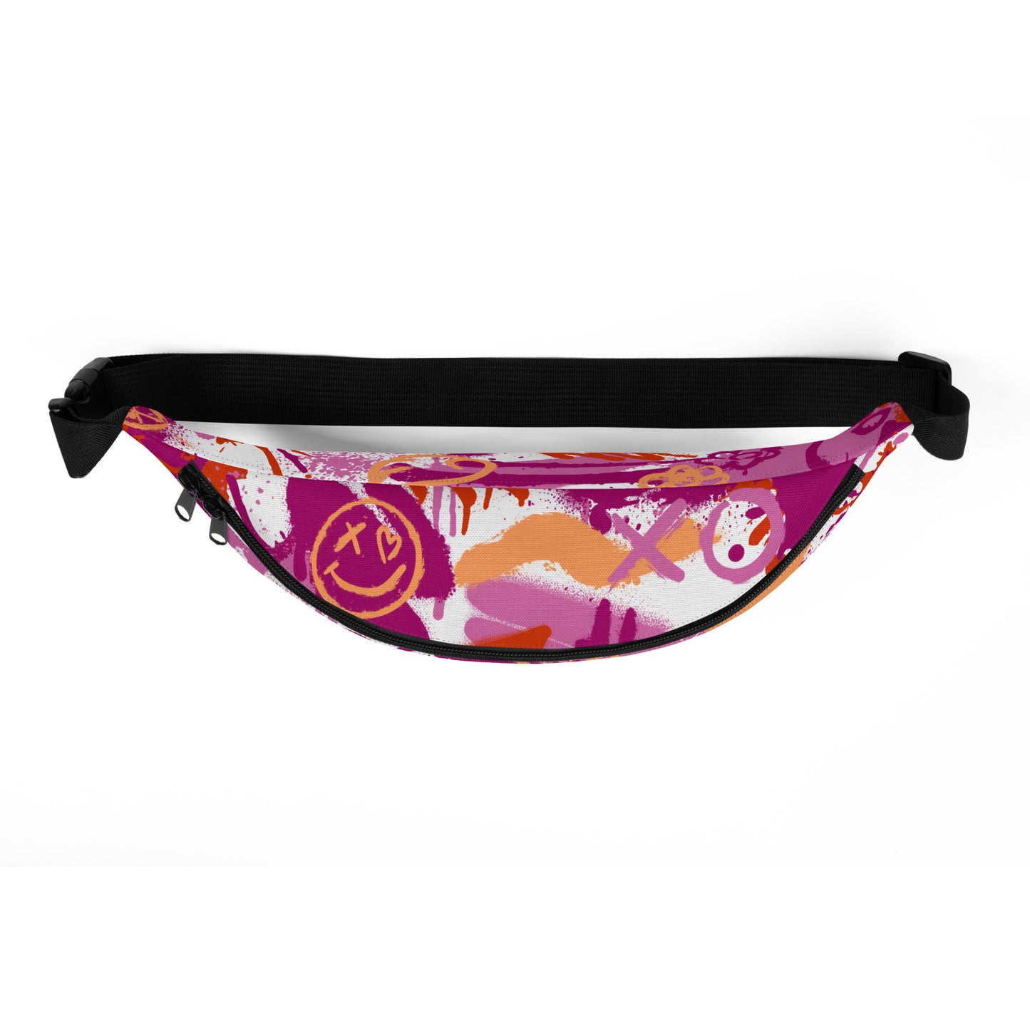 Lesbian Graffiti Belt Bag in White