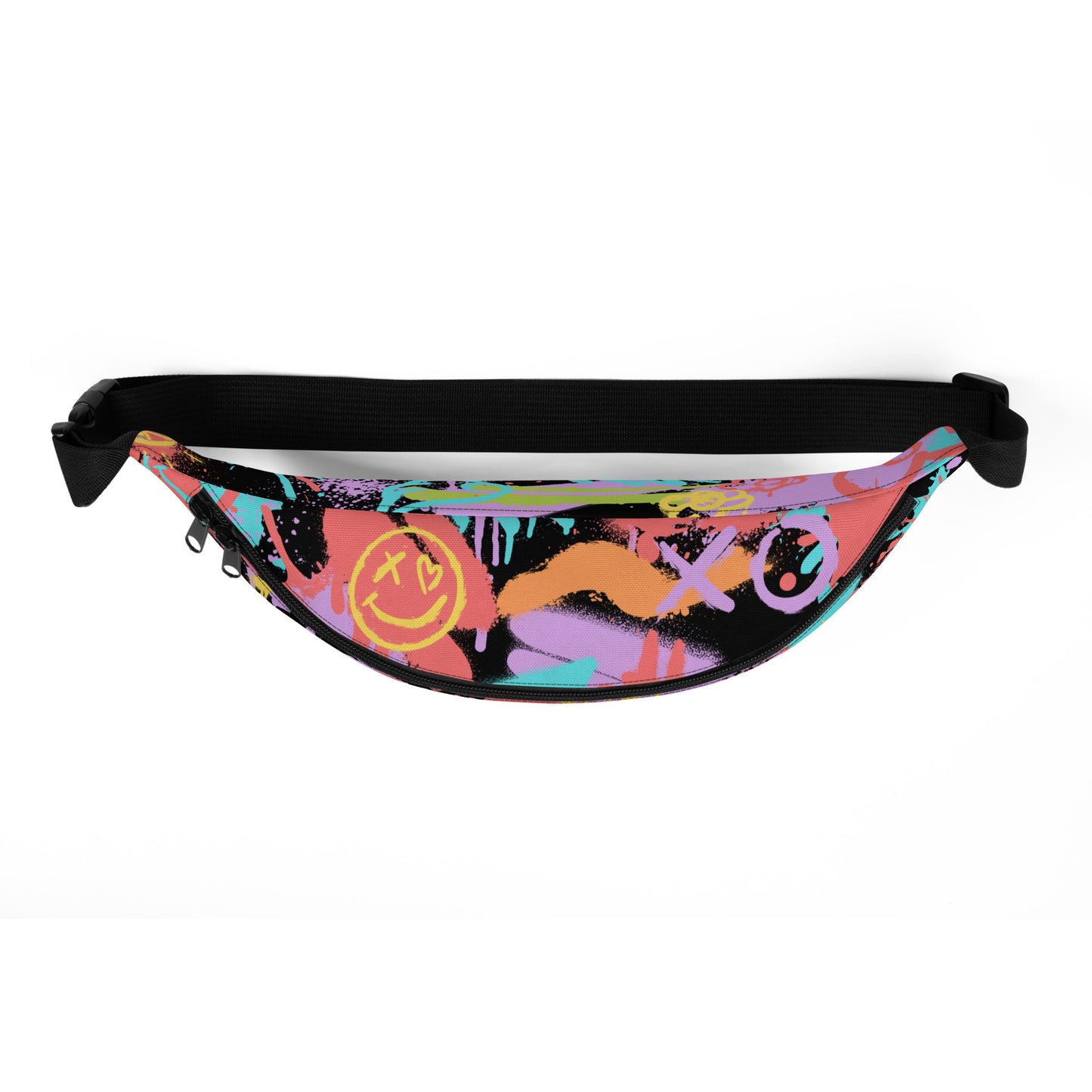 LGBT Pride Rainbow Graffiti Belt Bag