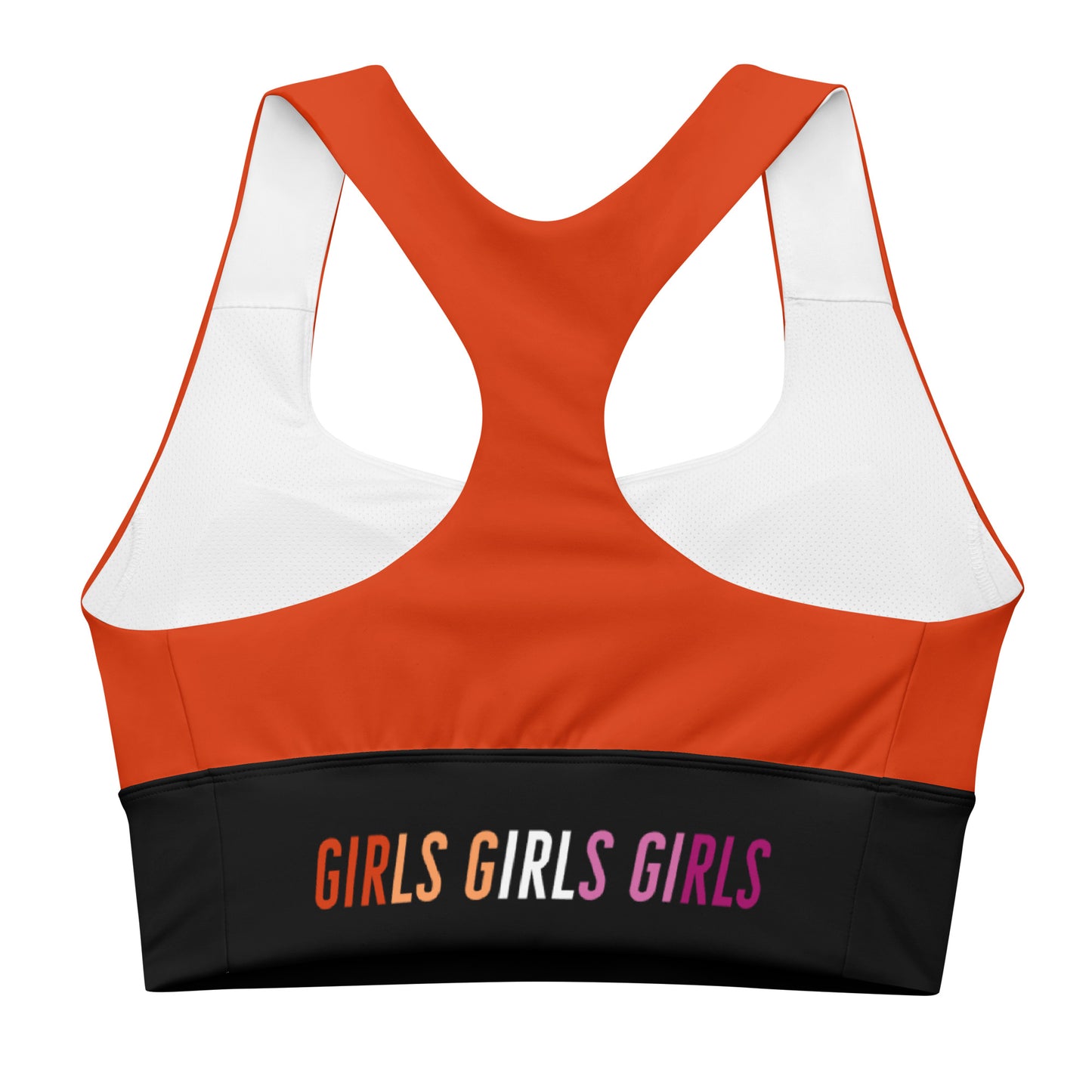 Lesbian Sports Bra - Deep Orange