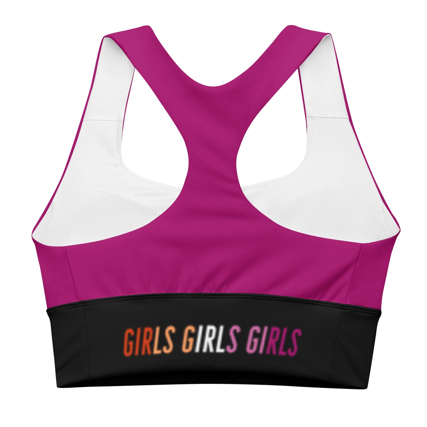 Lesbian Sports Bra - Deep Pink