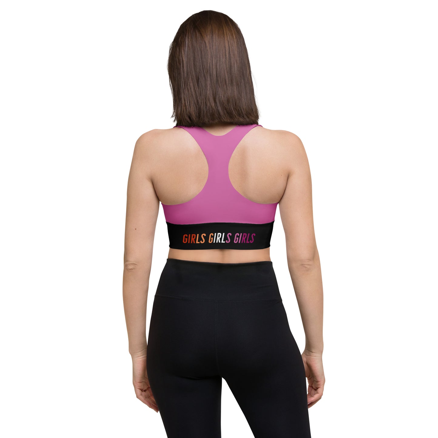 Lesbian Sports Bra - Light Pink