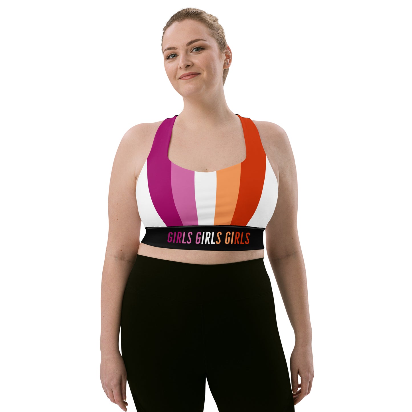 Lesbian Pride Sports Bra