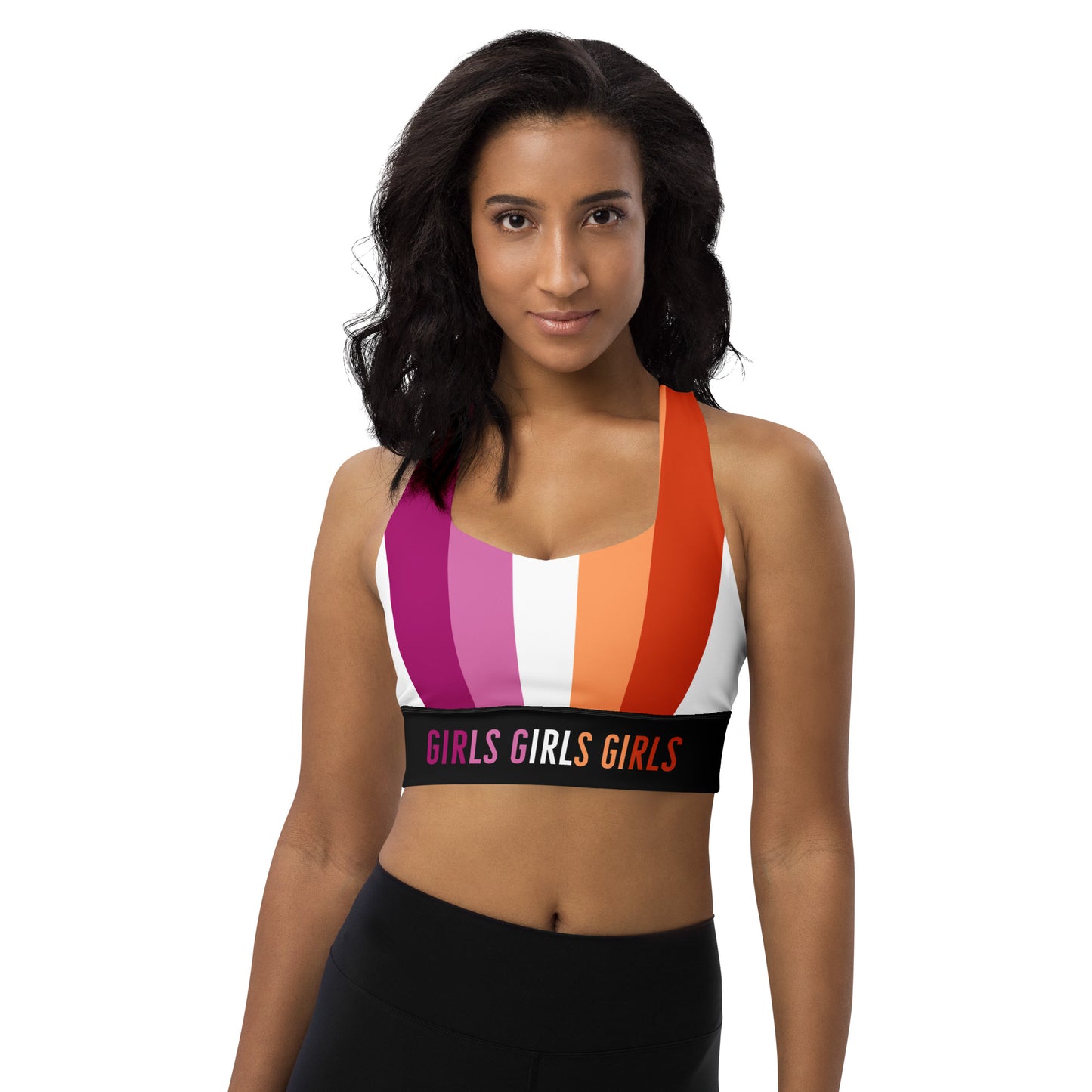 Lesbian Pride Sports Bra