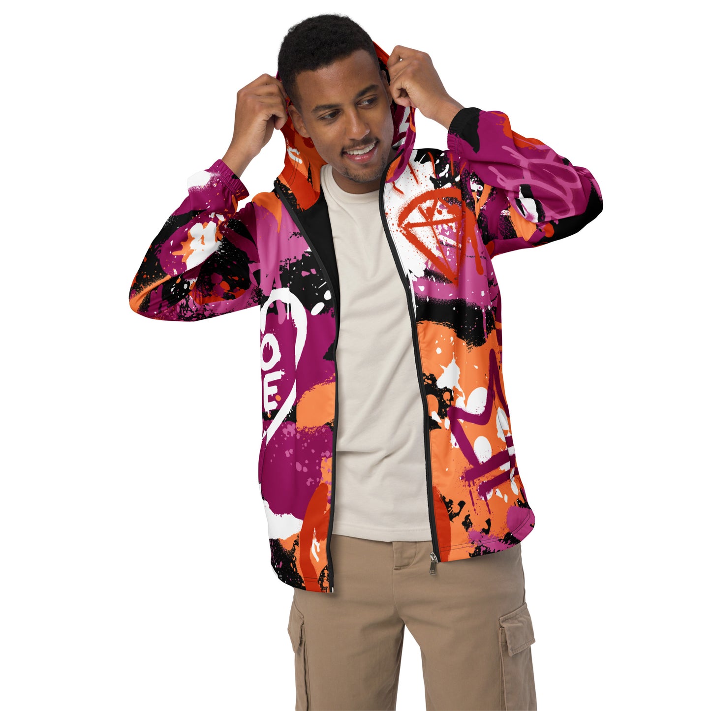Lesbian Pride Graffiti Jacket