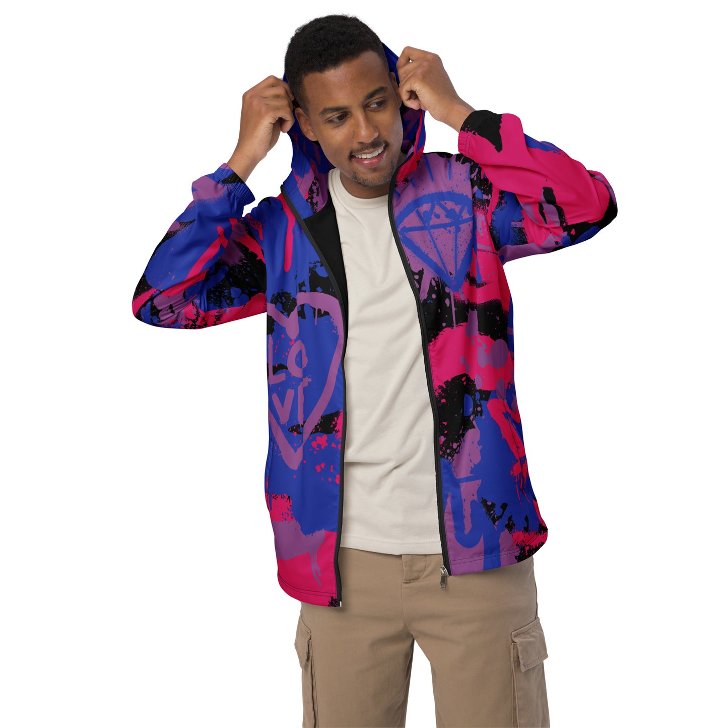 Bisexual Pride Graffiti Jacket