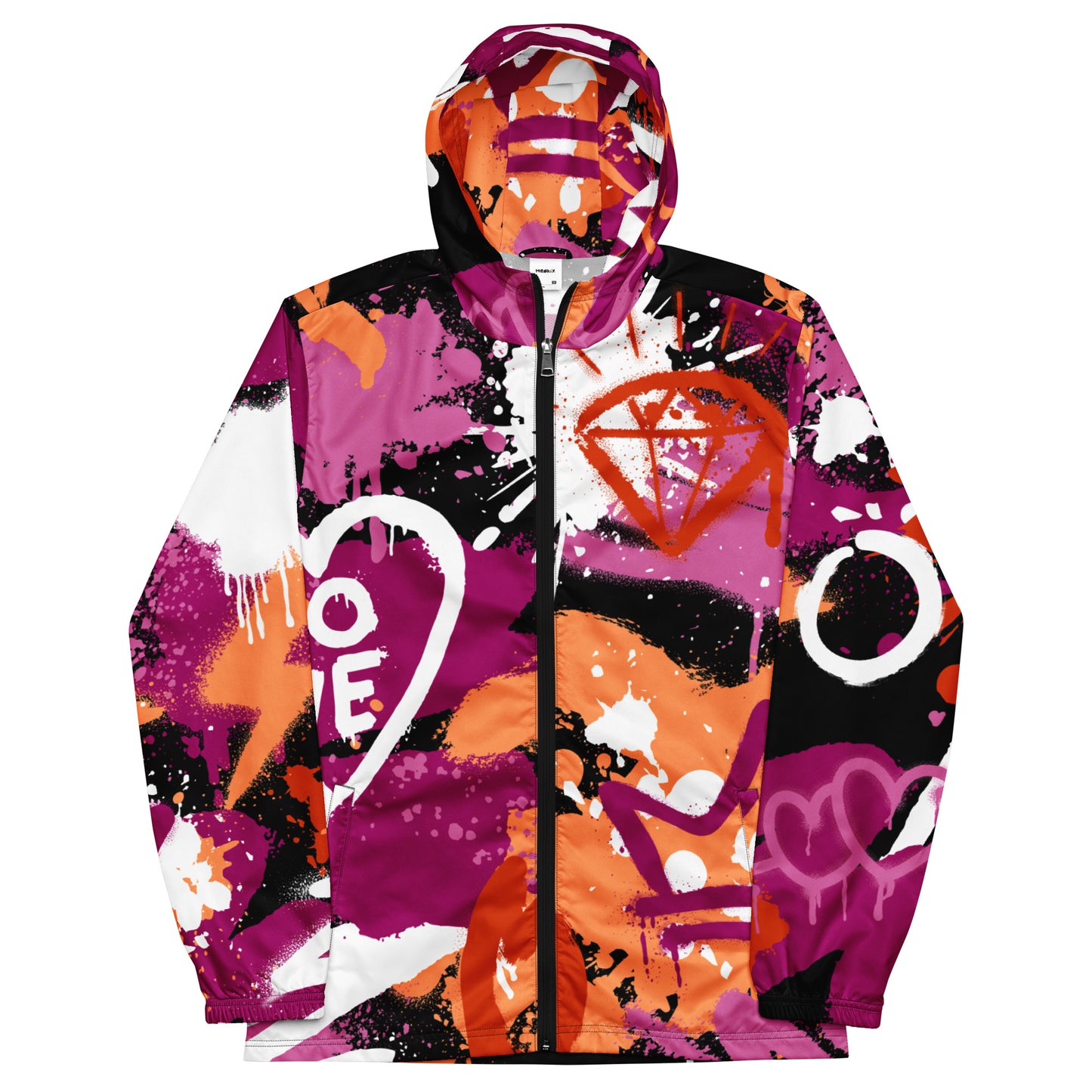 Lesbian Pride Graffiti Jacket