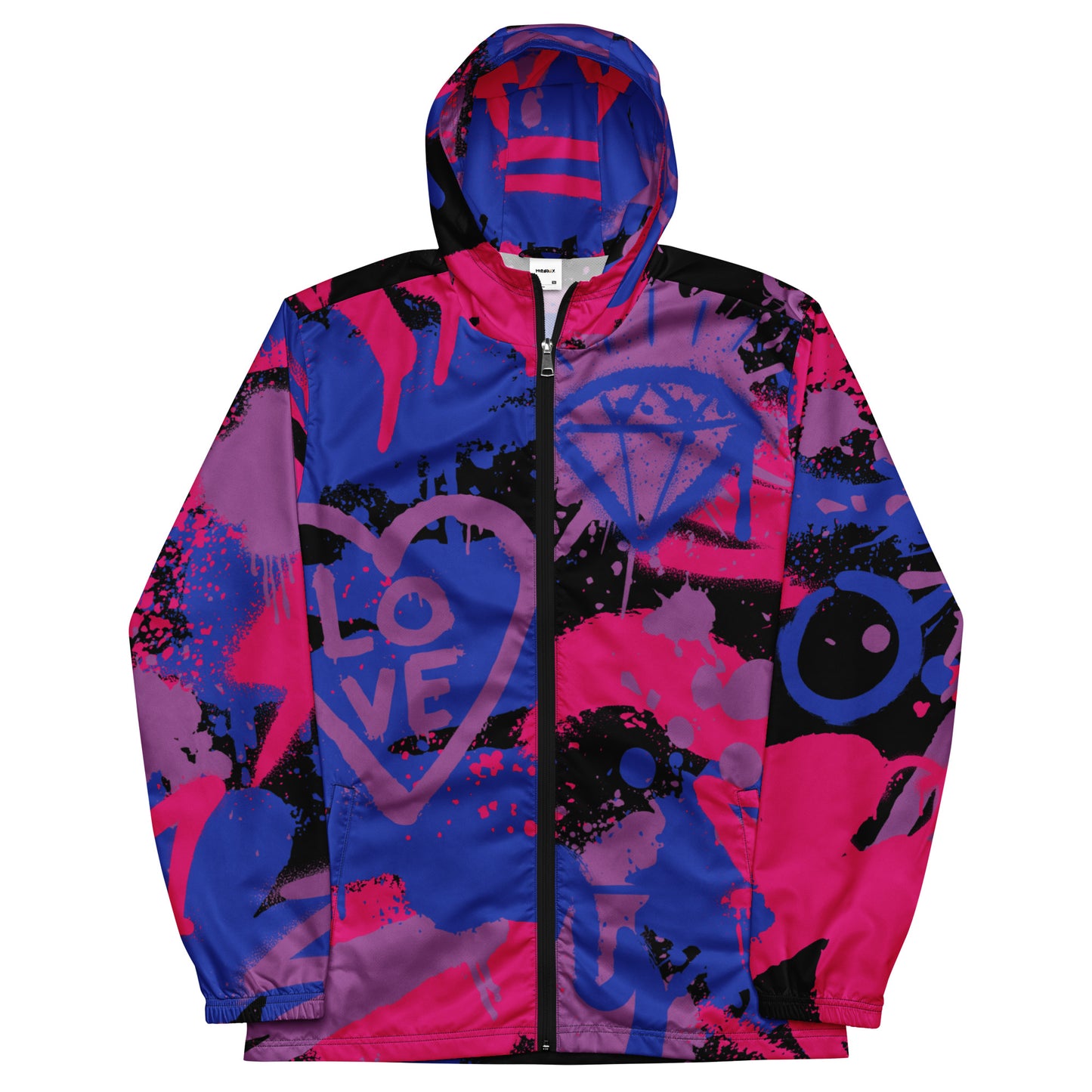 Bisexual Pride Graffiti Jacket