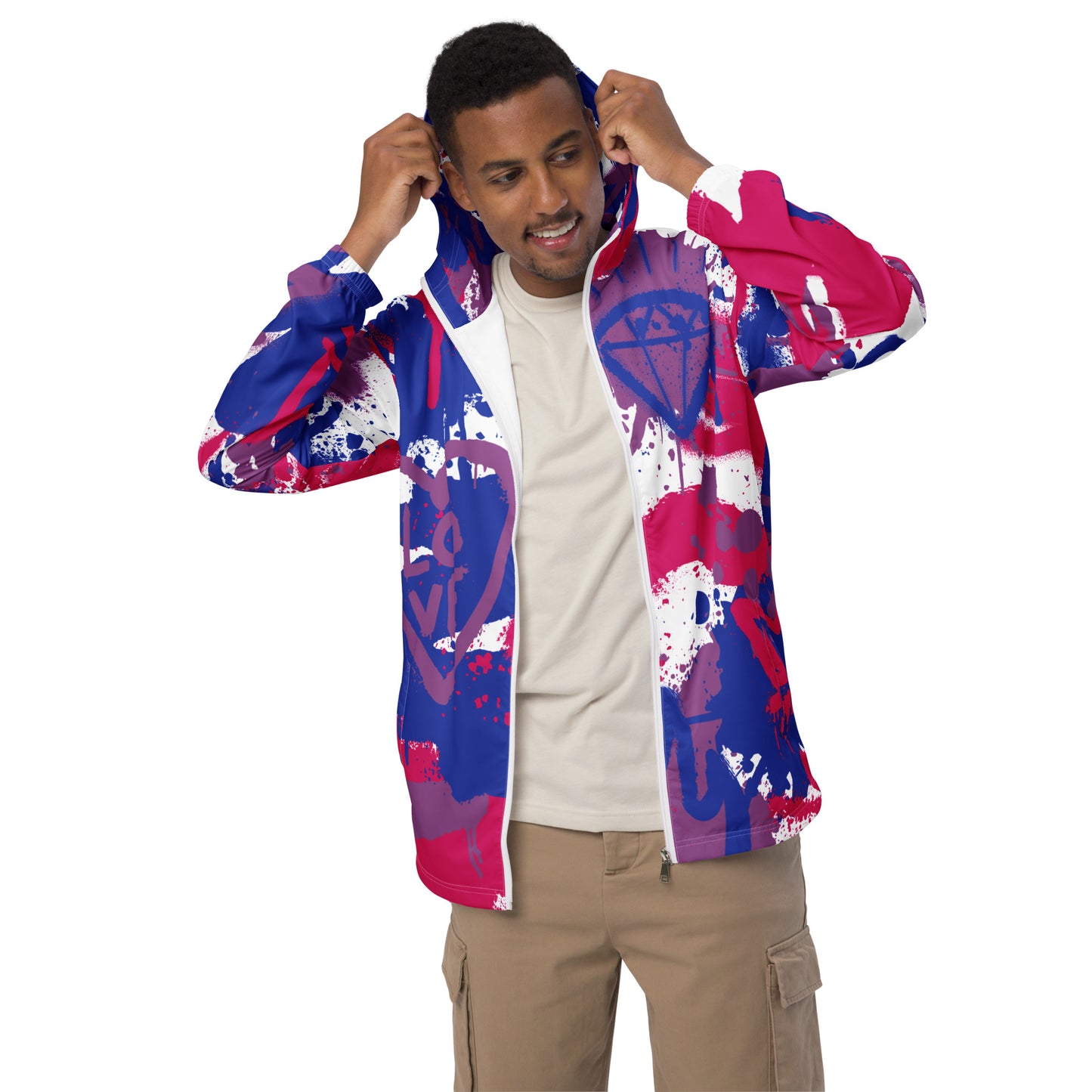 Bisexual Pride Graffiti Jacket
