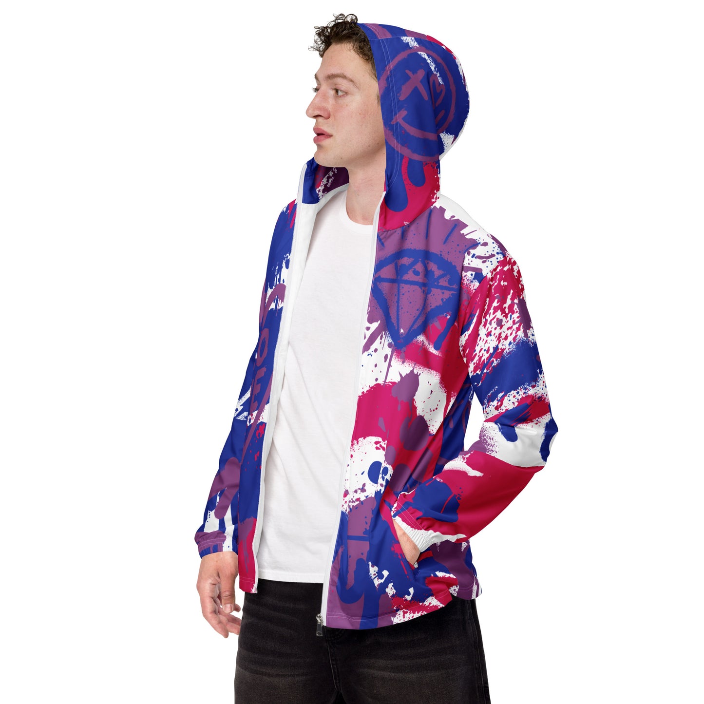 Bisexual Pride Graffiti Jacket