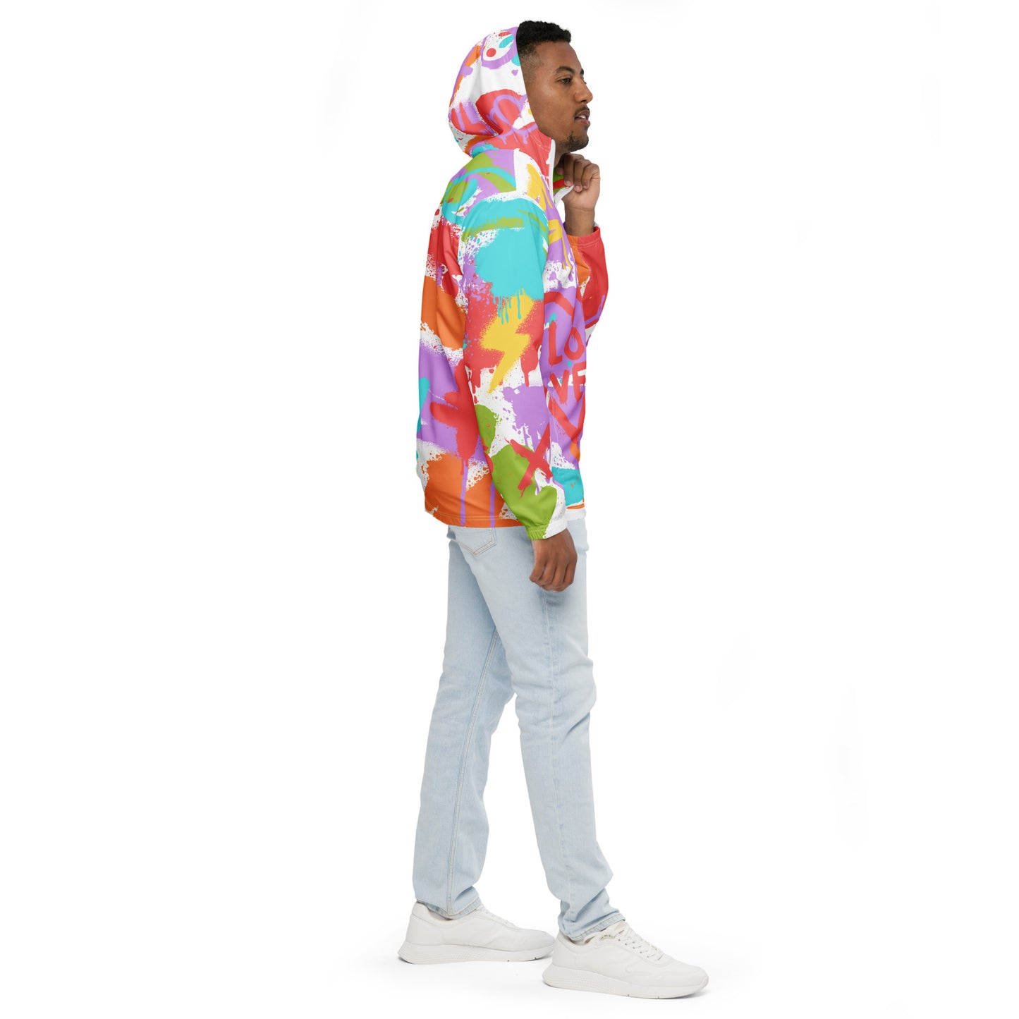 LGBT Gay Pride Rainbow Graffiti Jacket
