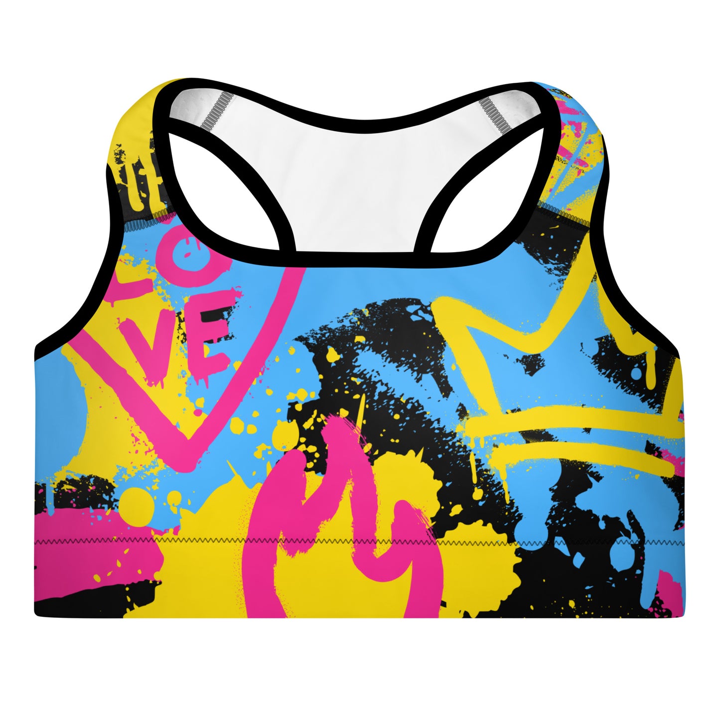 Pansexual Pride Sports Bra