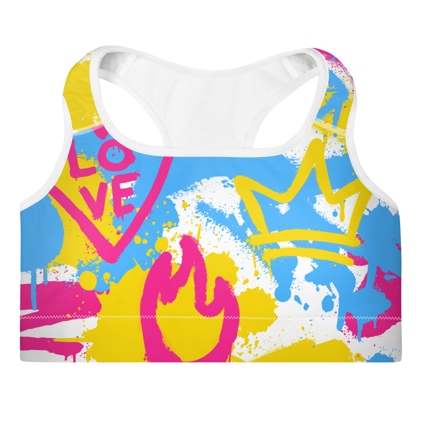 Pansexual Pride Sports Bra