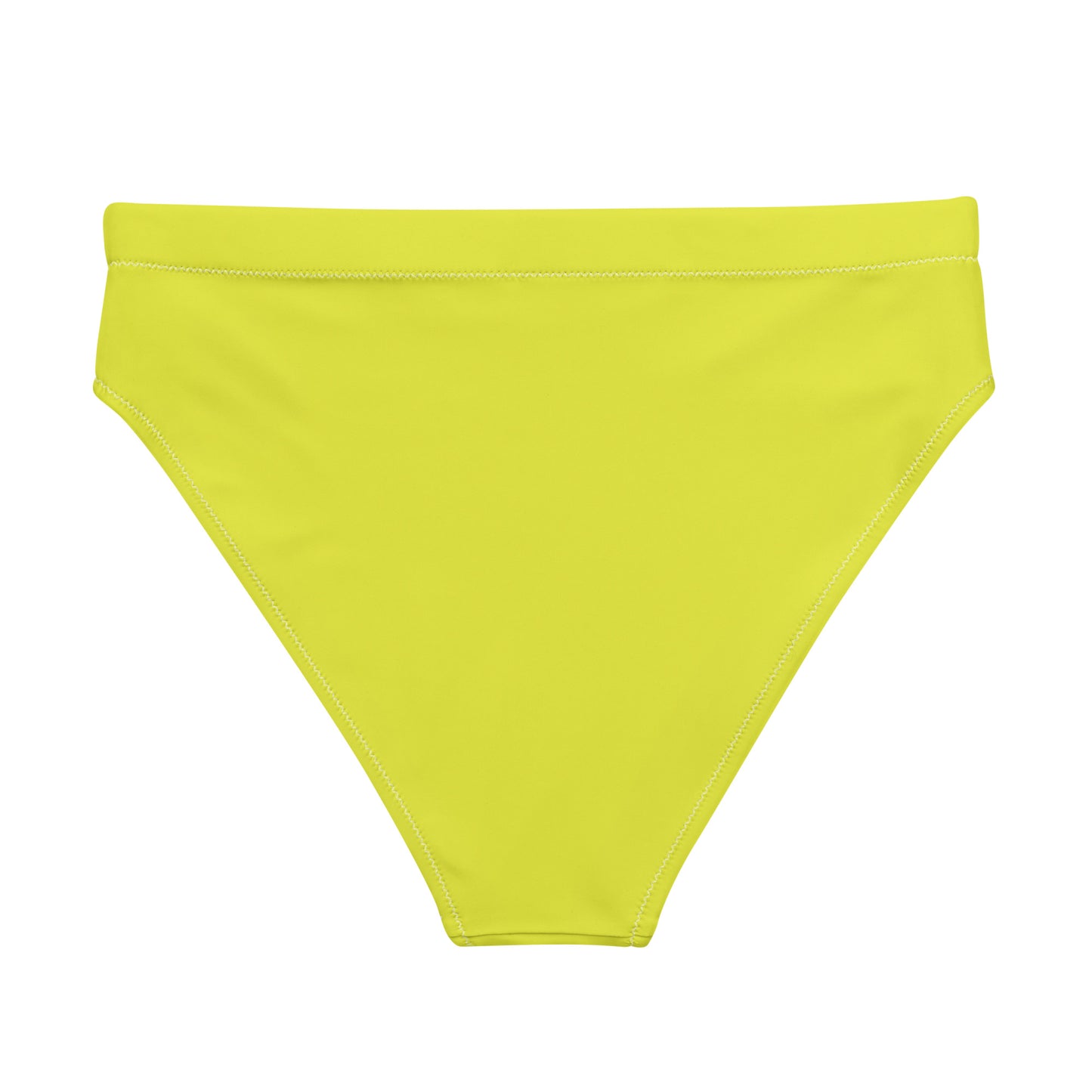 Non-Binary Solid High-Waisted Athletic Bikini Bottom
