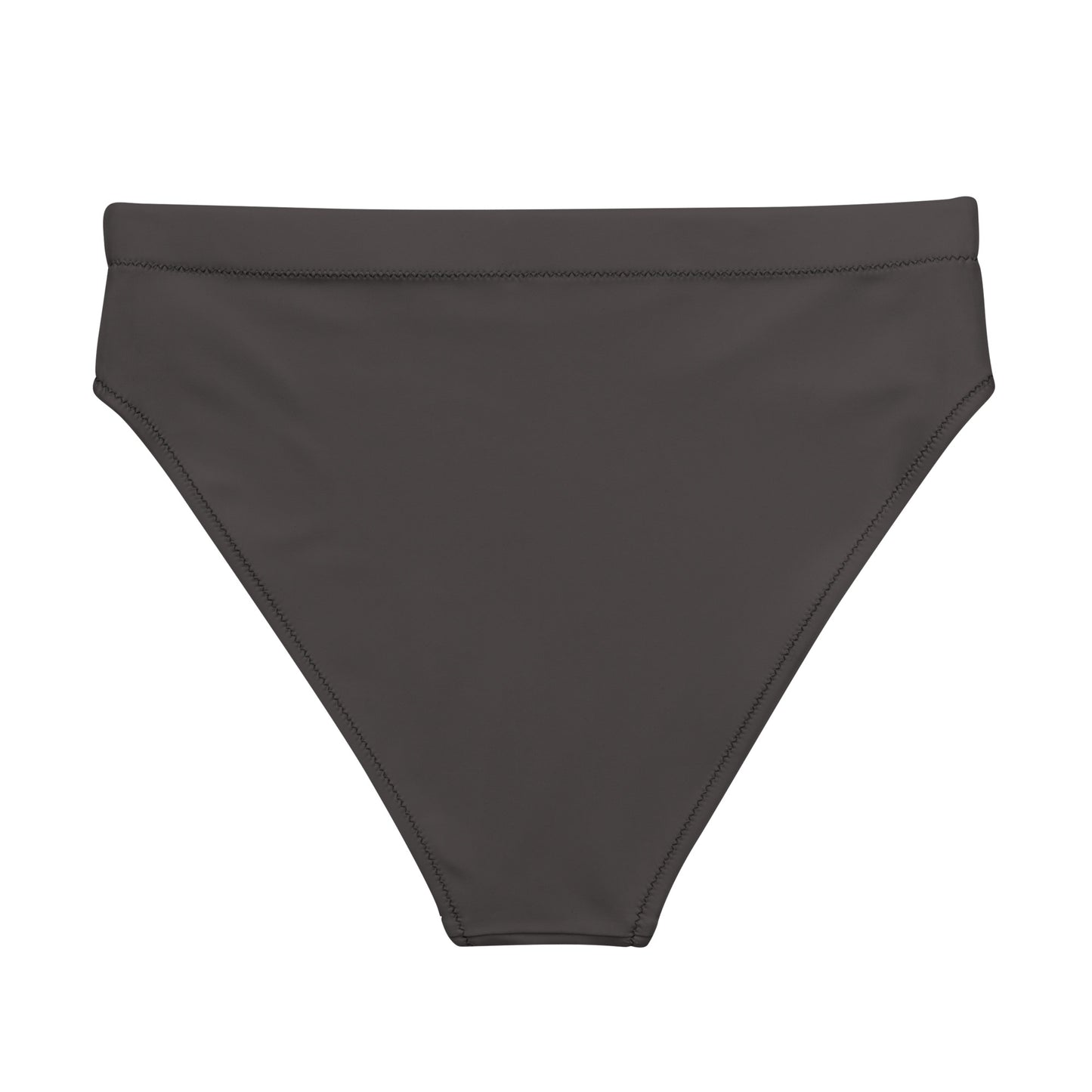 Non-Binary Solid High-Waisted Athletic Bikini Bottom