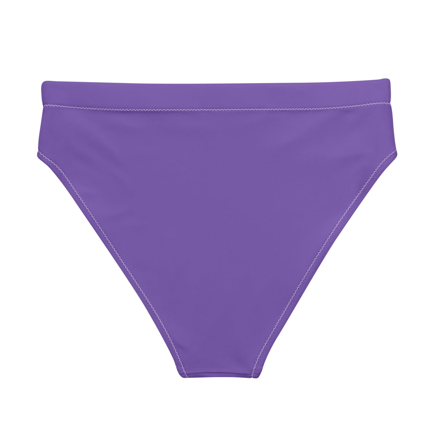 Non-Binary Solid High-Waisted Athletic Bikini Bottom