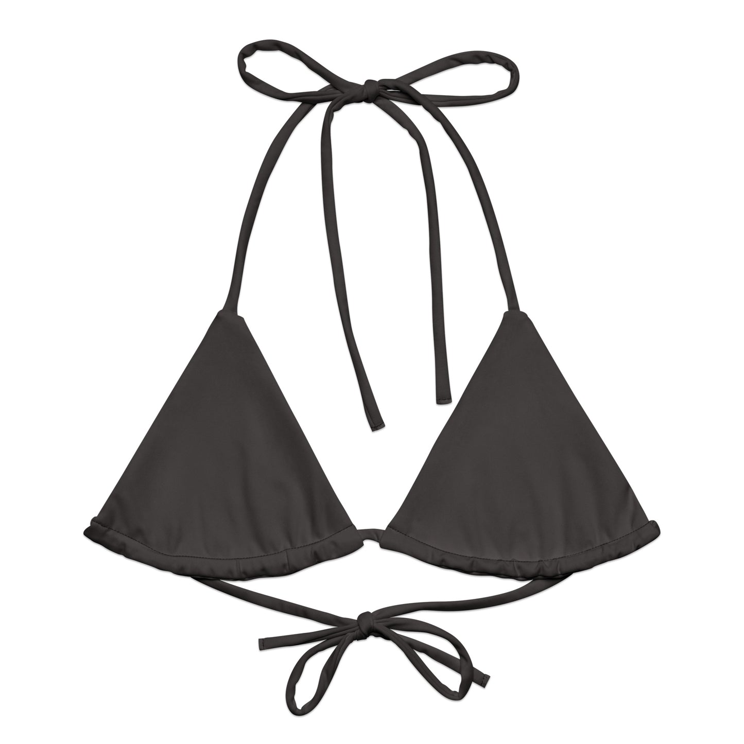 Non-Binary Solid String Bikini Top