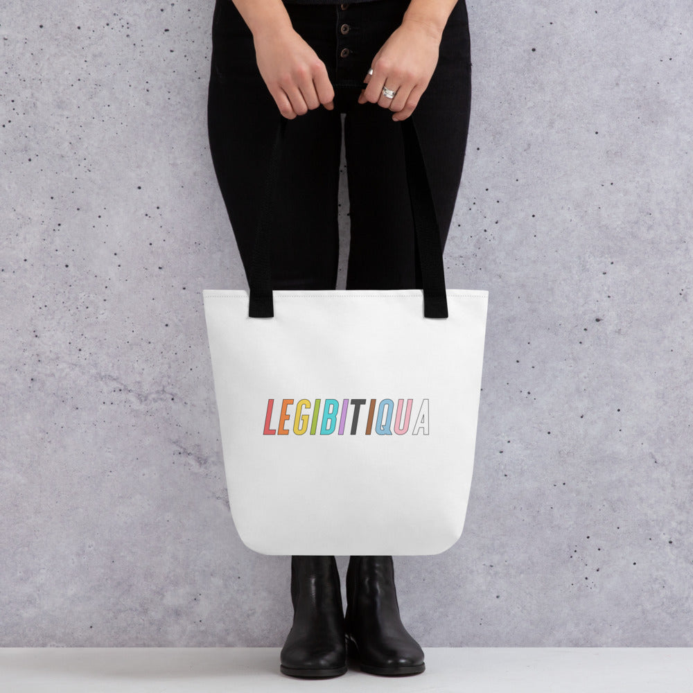 LGBT+ Legibitiqua Tote Bag
