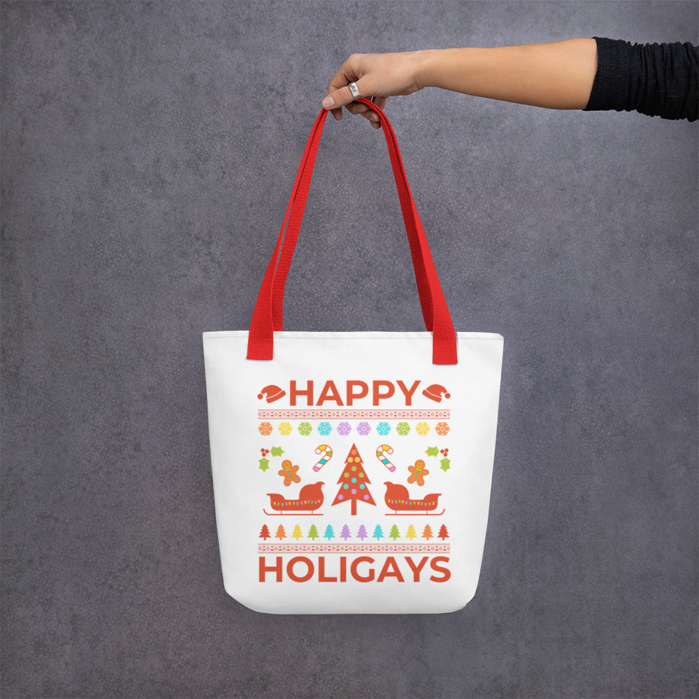 Happy HoliGAYS Tote Bag