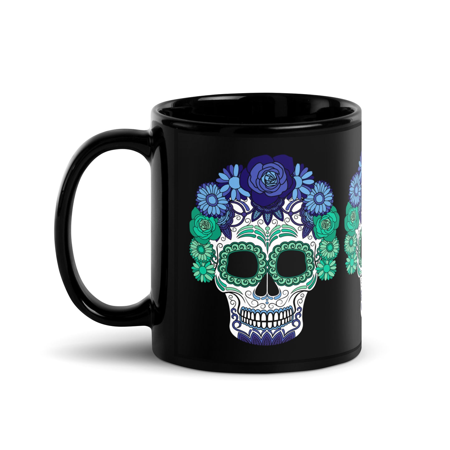 Gay Men Day of the Dead Mask Mug