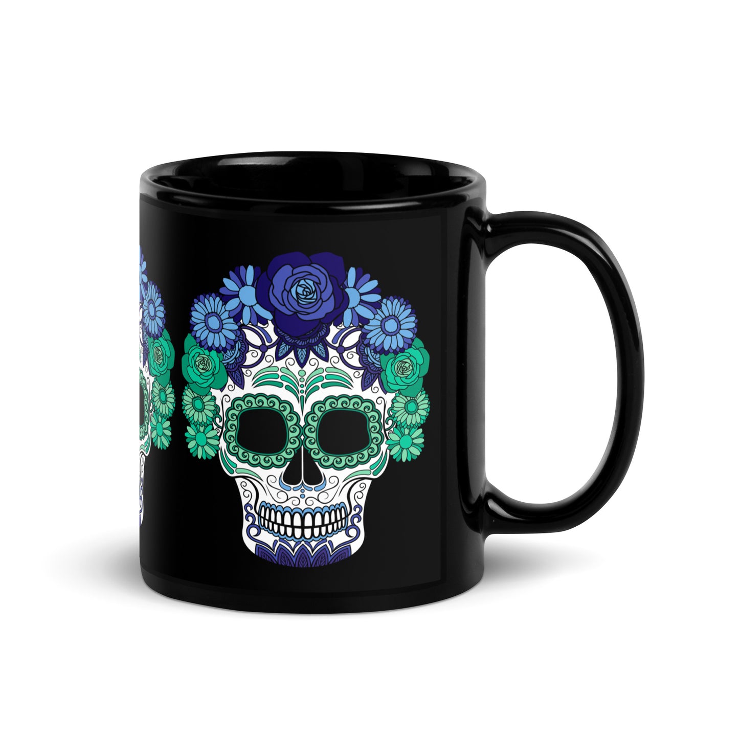 Gay Men Day of the Dead Mask Mug